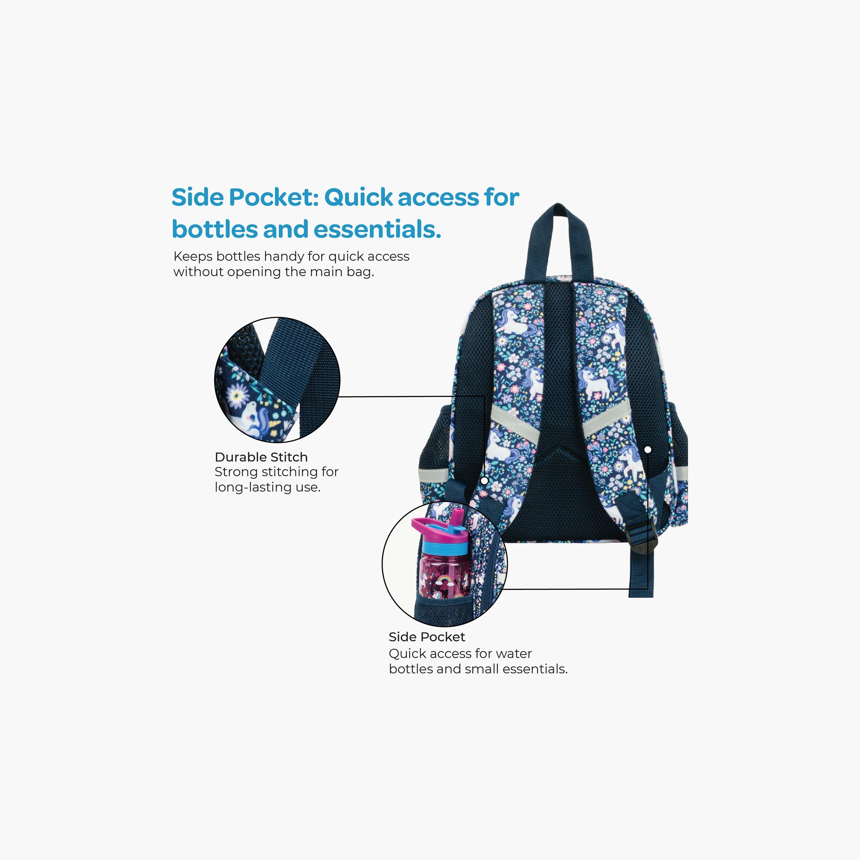 Moon Unicorn School Bag with Lunch Bag & Pencil Case - 16 Inch-school-bagsandbackpacks-sets-image-5