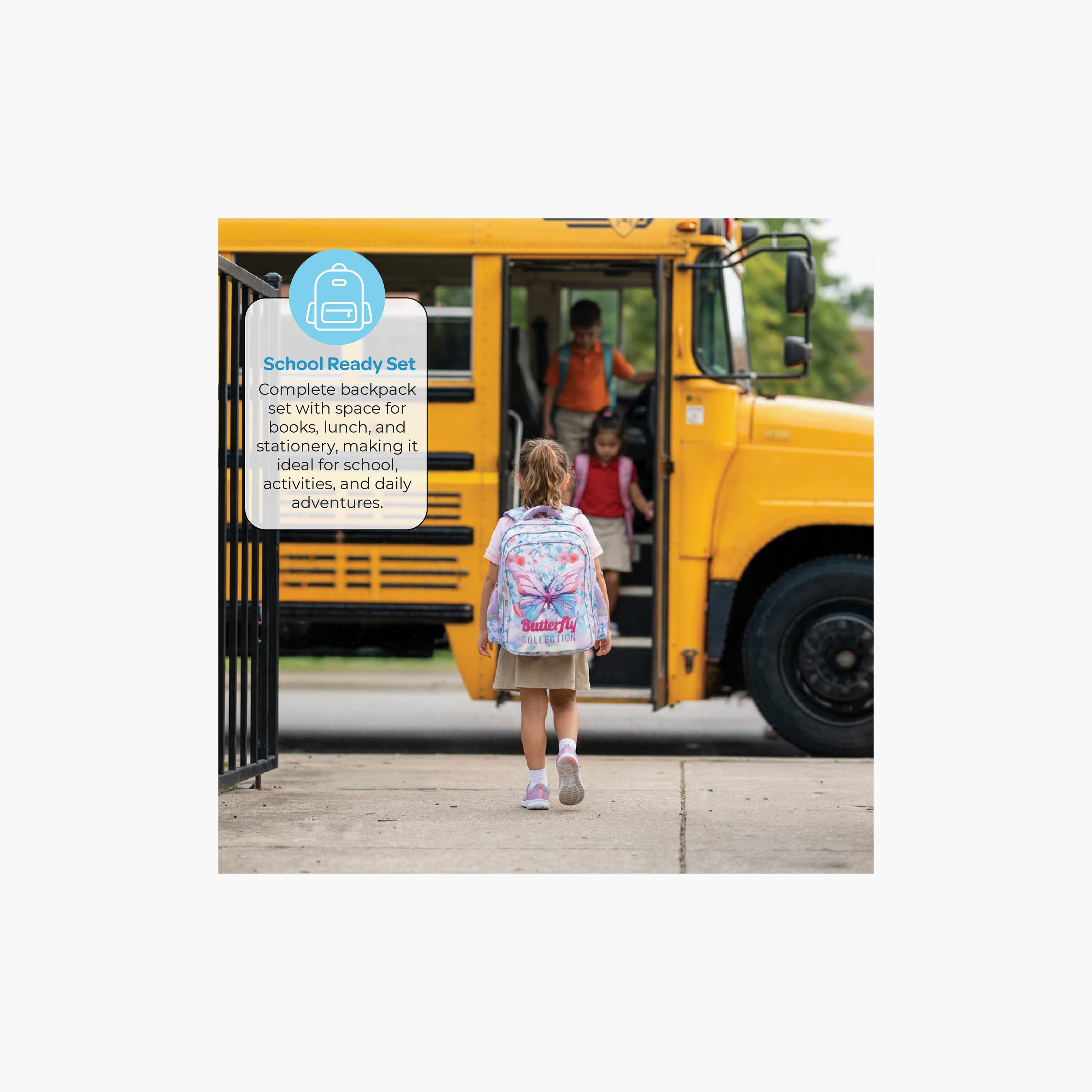 حقيبة ظهر مدرسية متميزة بتصميم فراشة - 16 بوصة من مون-school-bagsandbackpacks-backpacks-image-8