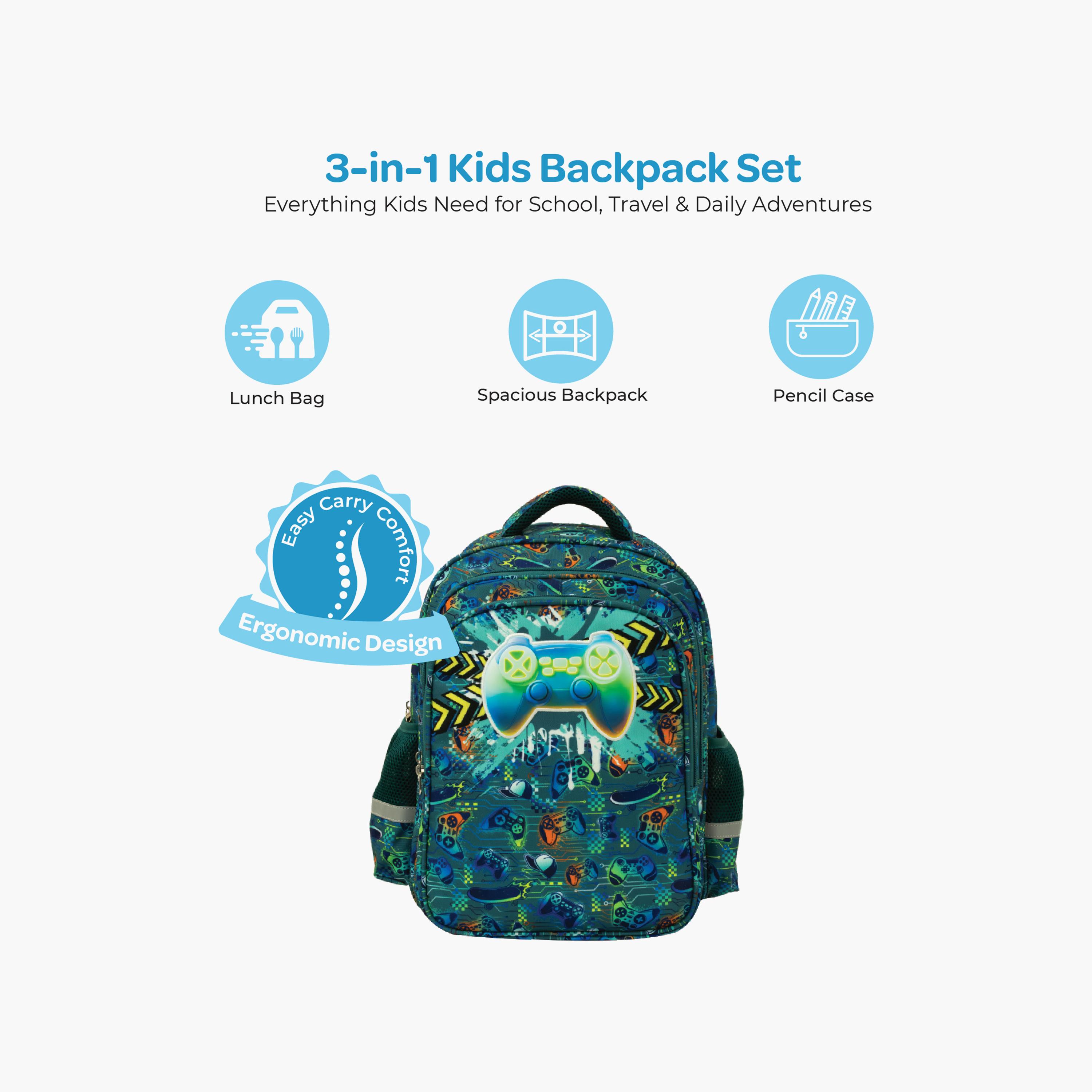 حقيبة ظهر مدرسية متميزة بتصميم جهاز ألعاب (جيمنج) - 16 بوصة من مون-school-bagsandbackpacks-backpacks-image-2