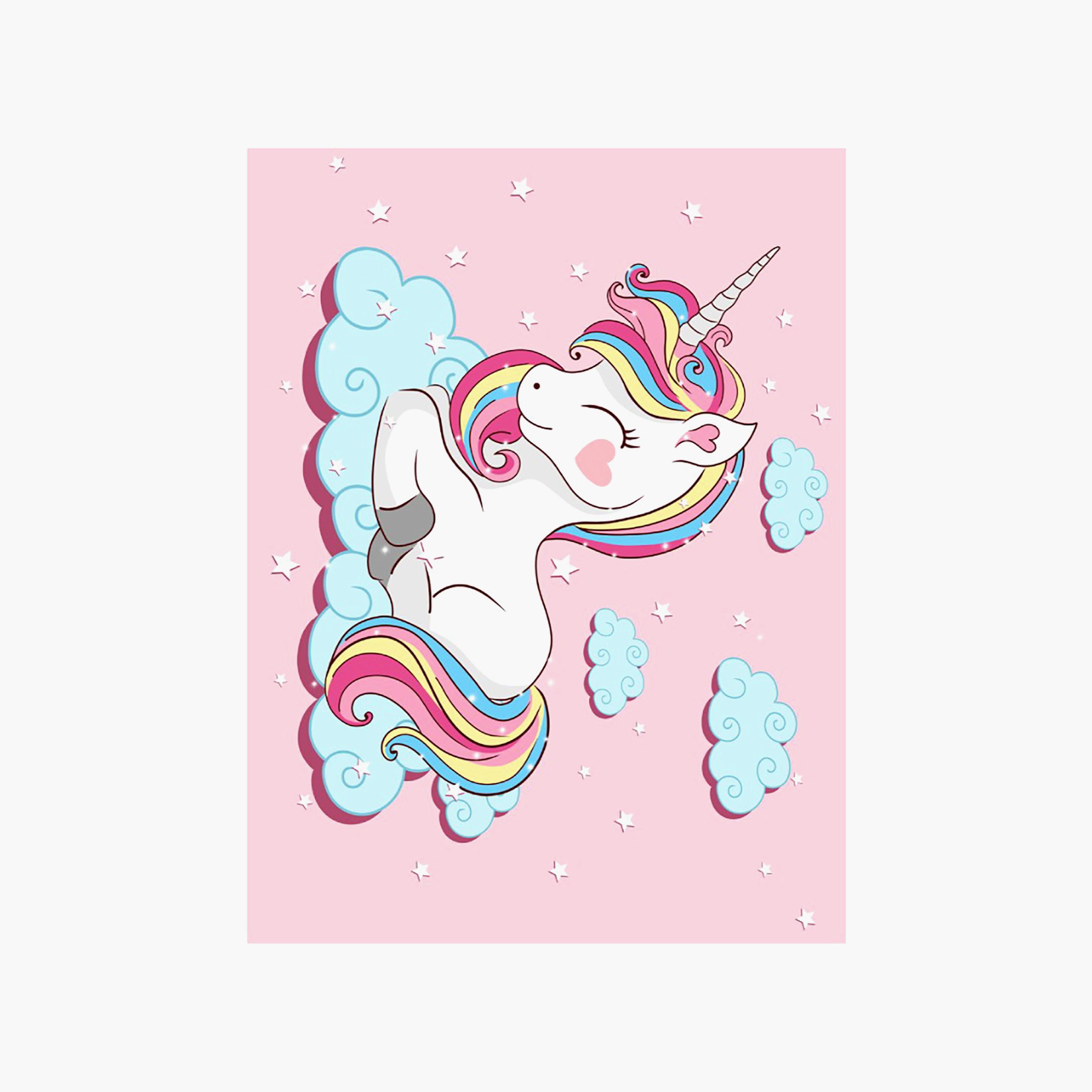 Factory Price Rainbow Unicorn Cushion Play Mat Rug - 160 x 200 cm-baby-nursery-roomdecor-image-1