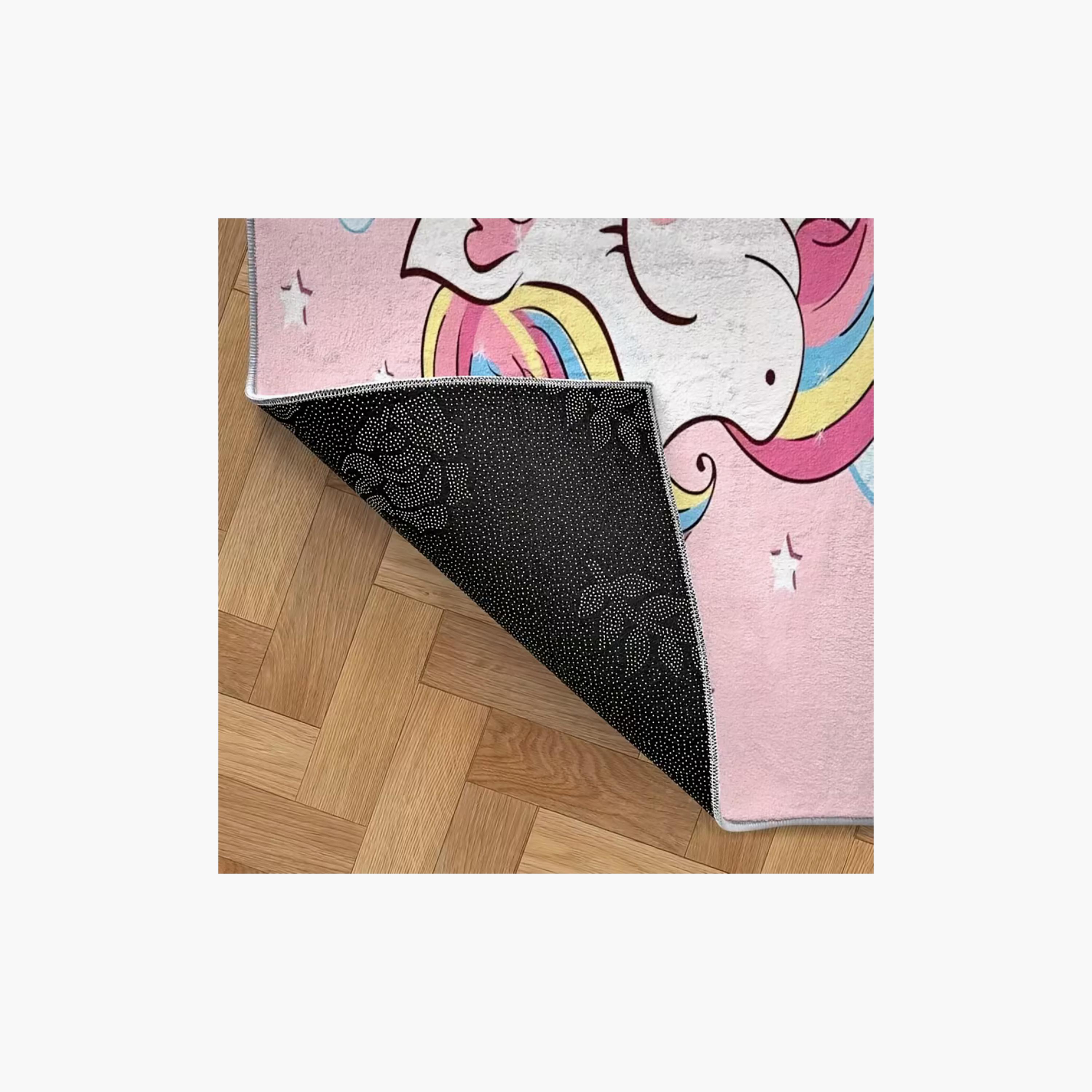 Factory Price Rainbow Unicorn Cushion Play Mat Rug - 160 x 200 cm-baby-nursery-roomdecor-image-4