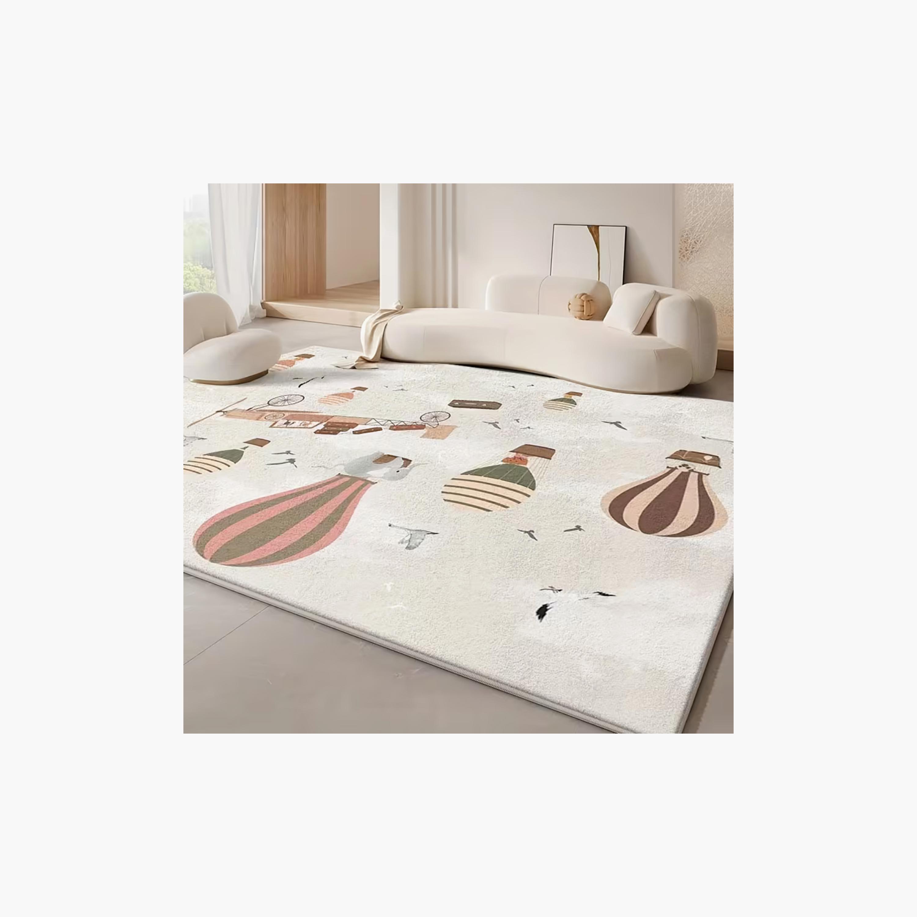 Factory Price Hot Balloons Cushion Play Mat Rug - 160 x 200 cm-baby-nursery-roomdecor-image-2