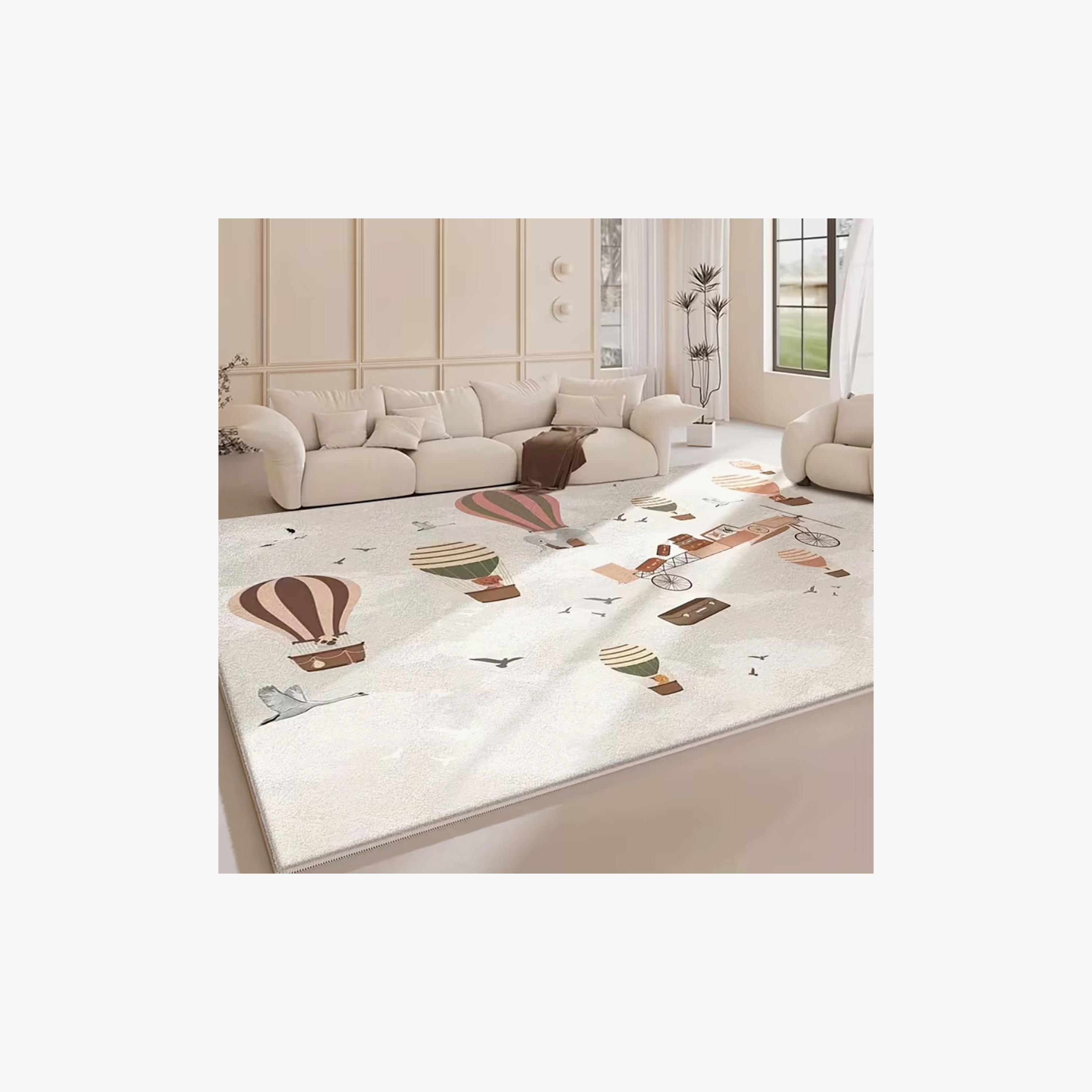 Factory Price Hot Balloons Cushion Play Mat Rug - 160 x 200 cm-baby-nursery-roomdecor-image-5