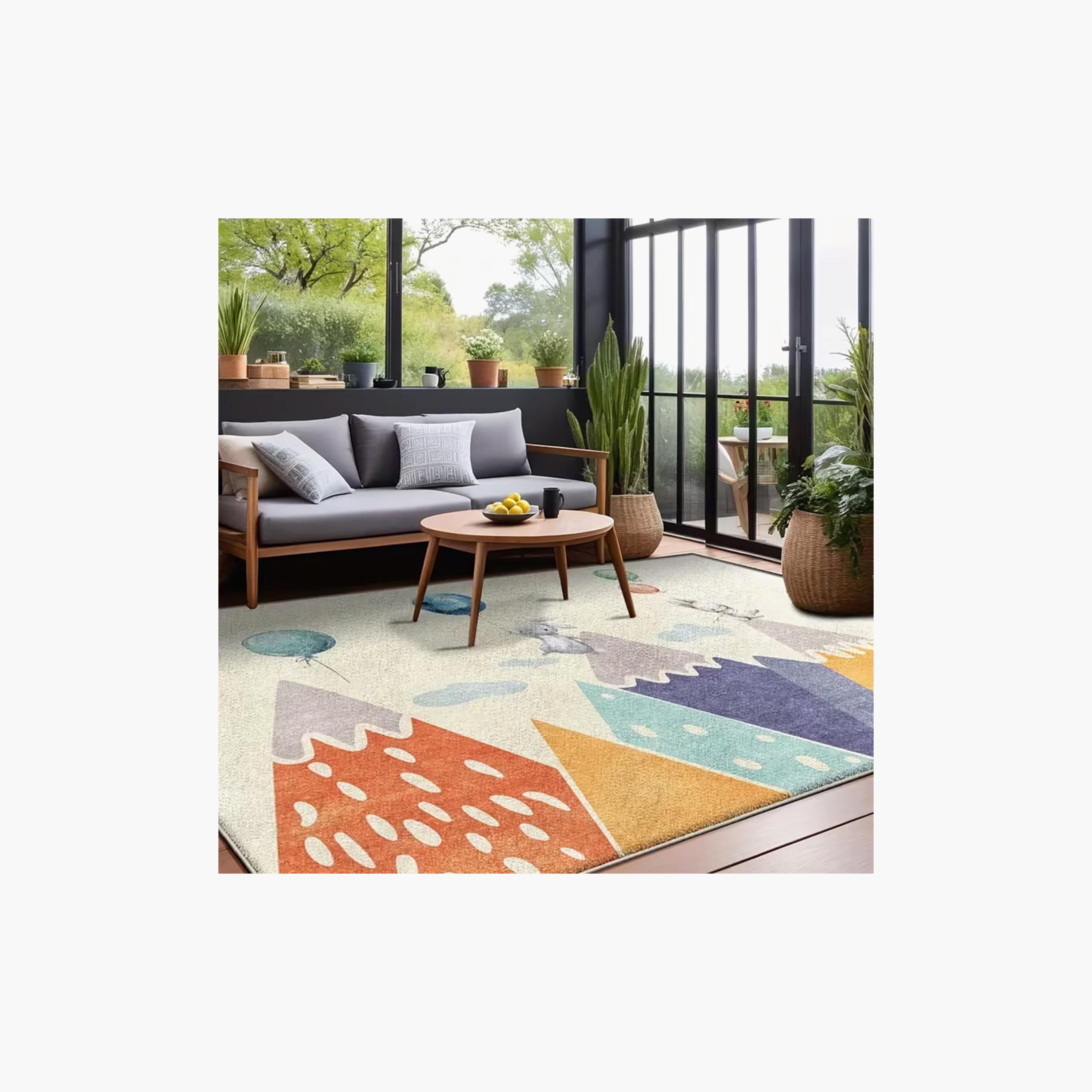Factory Price Bunny & Hills Cushion Play Mat Rug - 160 x 200 cm-baby-nursery-roomdecor-image-6