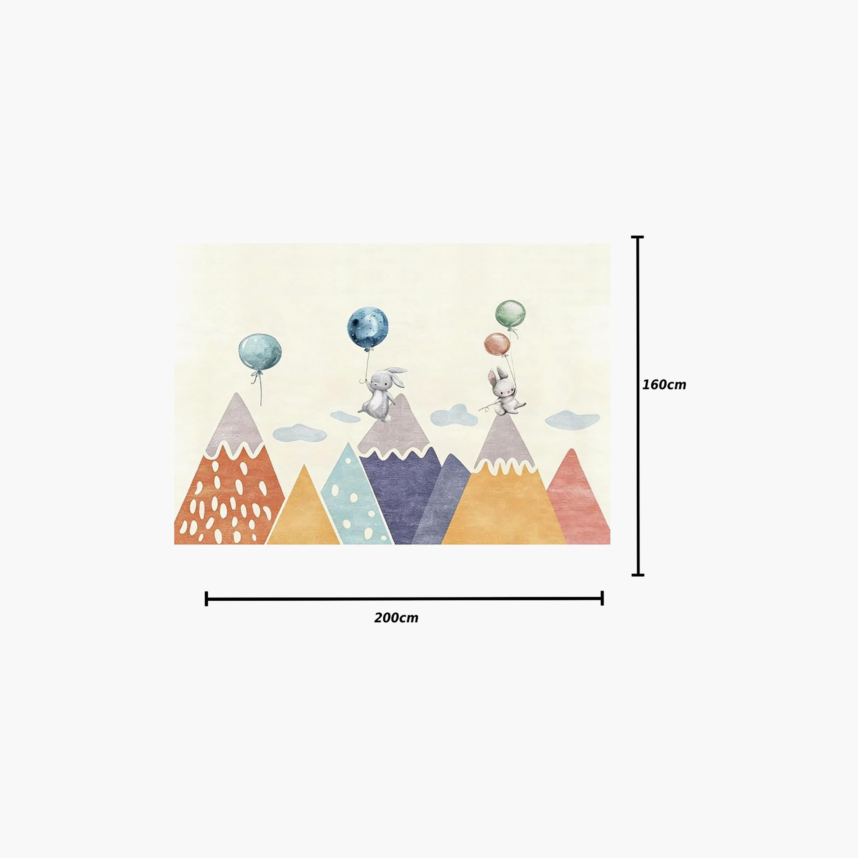 Factory Price Bunny & Hills Cushion Play Mat Rug - 160 x 200 cm-baby-nursery-roomdecor-image-8