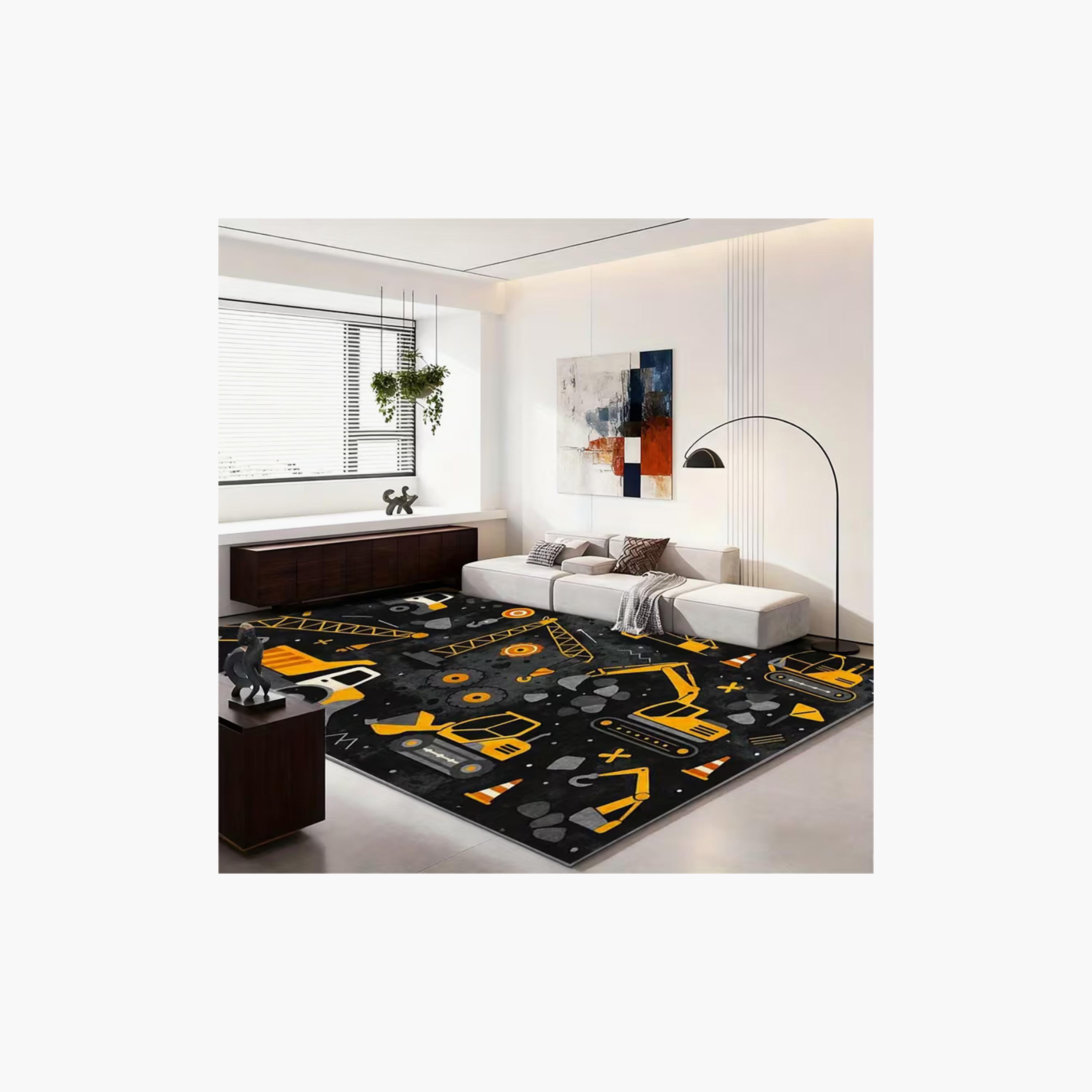 Factory Price Construction Cushion Play Mat Rug - 160 x 200 cm-baby-nursery-roomdecor-image-5