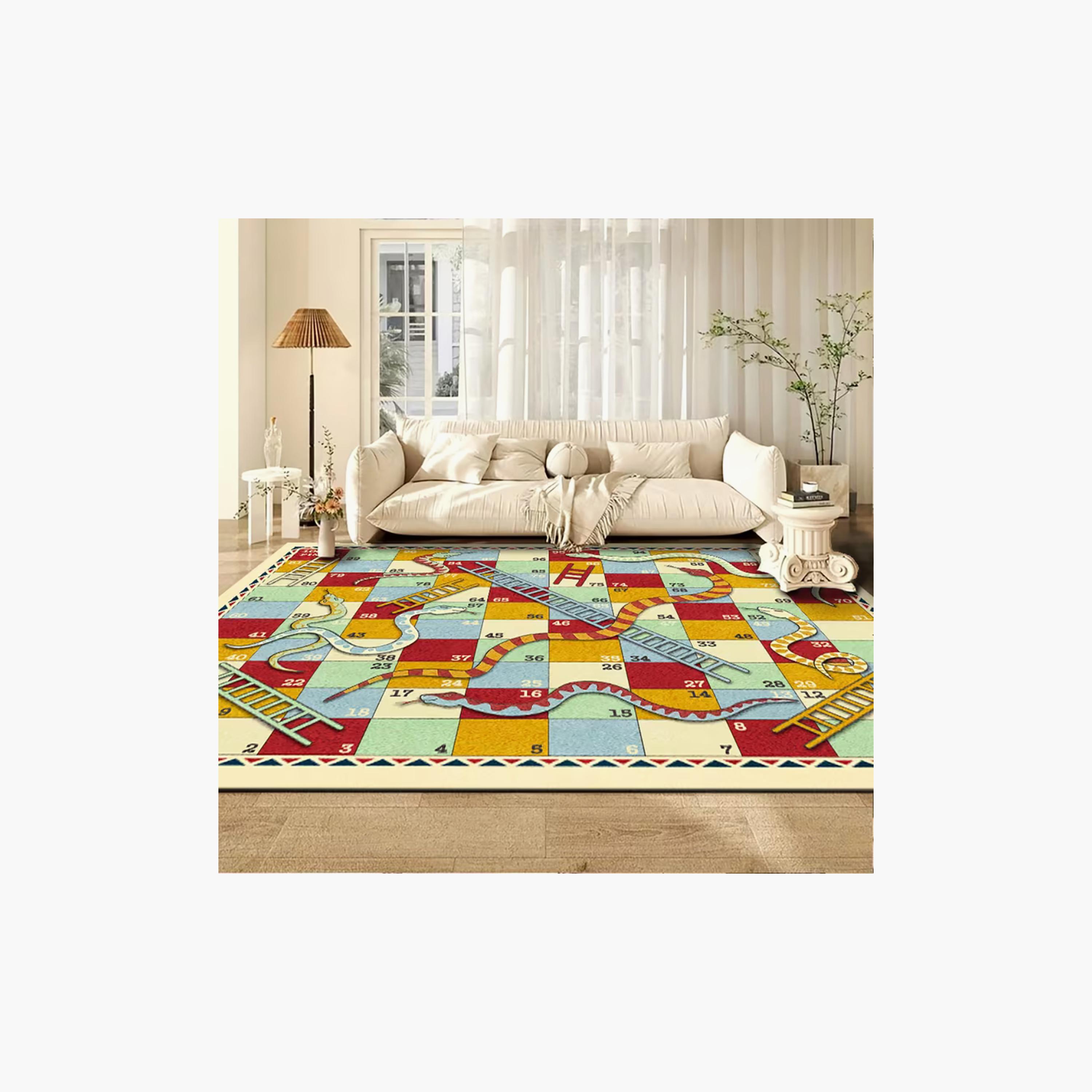 Factory Price Snakes & Ladders Cushion Play Mat Rug - 160 x 200 cm-baby-nursery-roomdecor-image-3