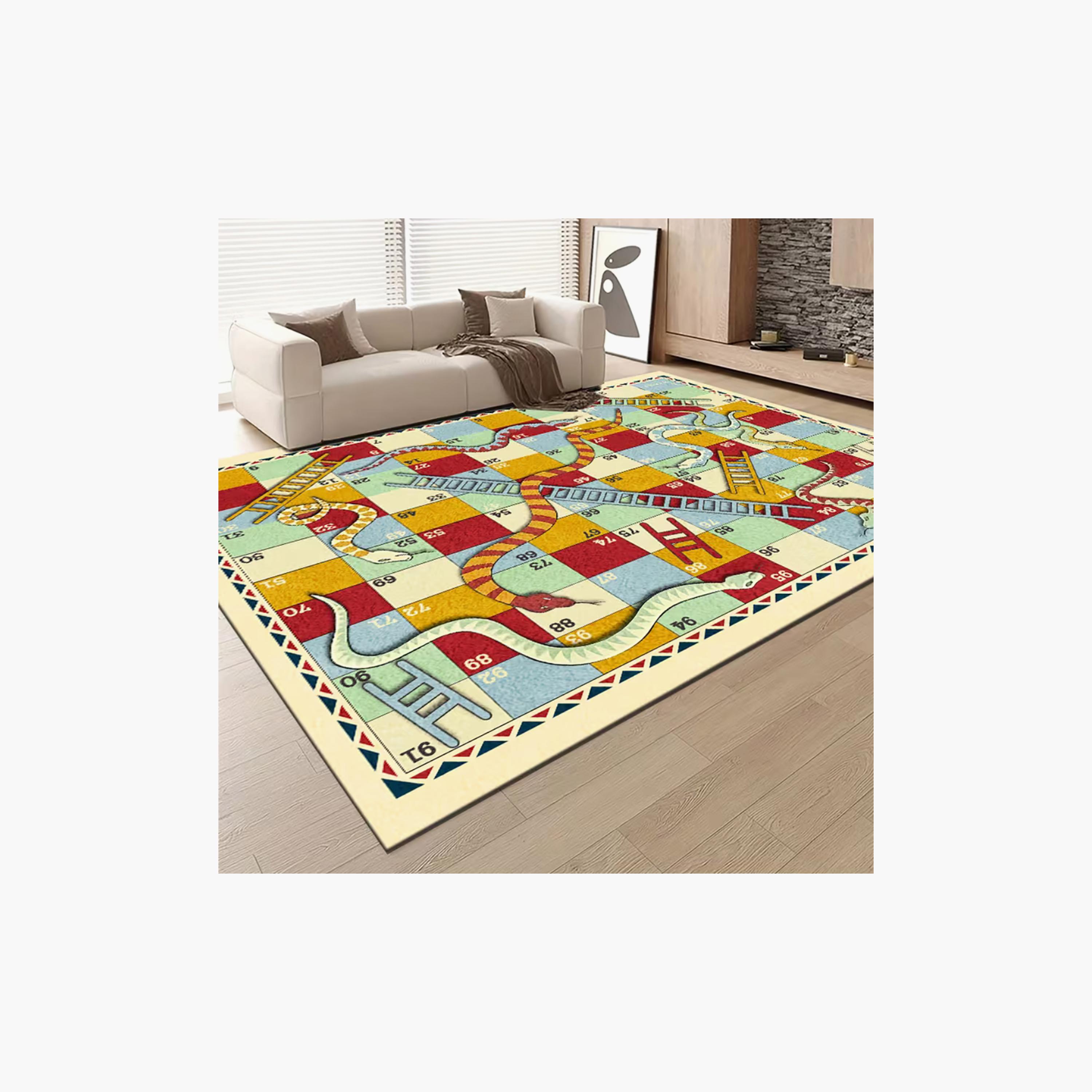 Factory Price Snakes & Ladders Cushion Play Mat Rug - 160 x 200 cm-baby-nursery-roomdecor-image-4