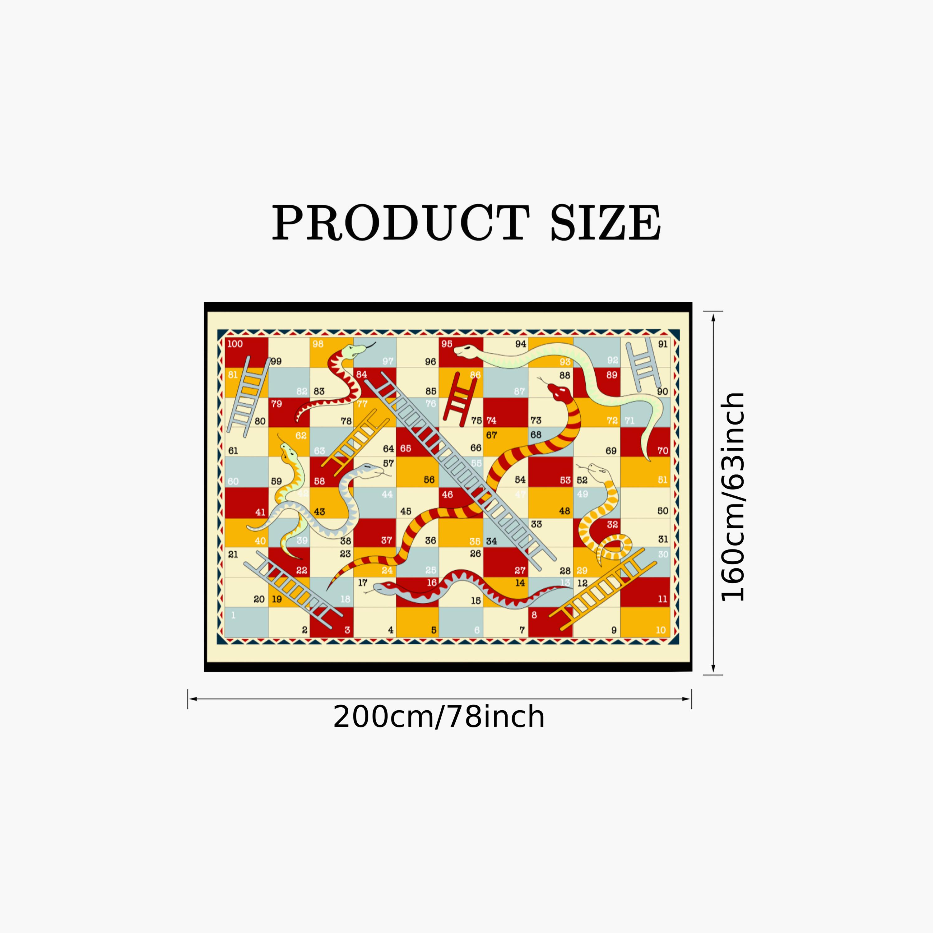 Factory Price Snakes & Ladders Cushion Play Mat Rug - 160 x 200 cm-baby-nursery-roomdecor-image-8