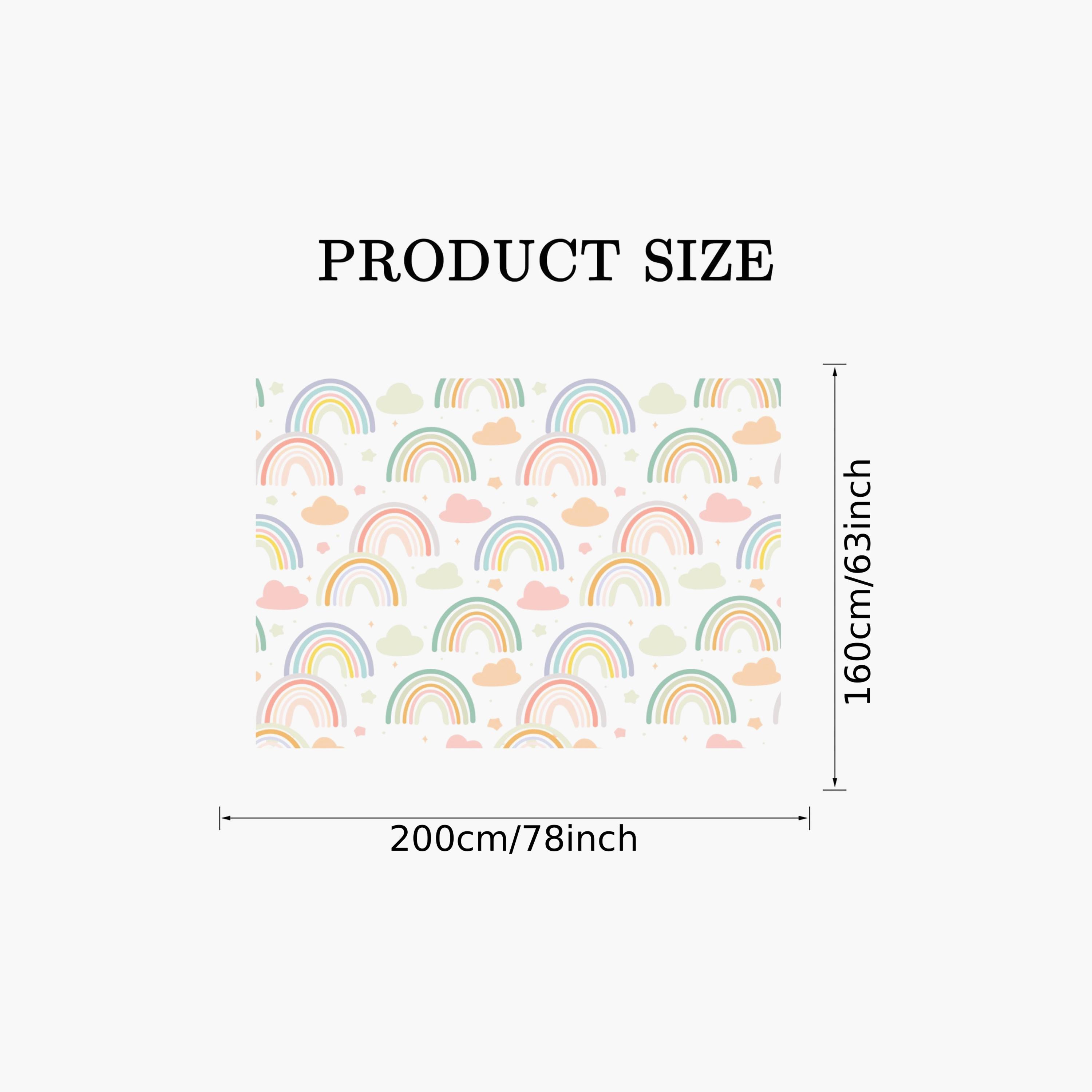 Factory Price Rainbow Cushion Play Mat Rug - 160 x 200 cm-baby-nursery-roomdecor-image-2