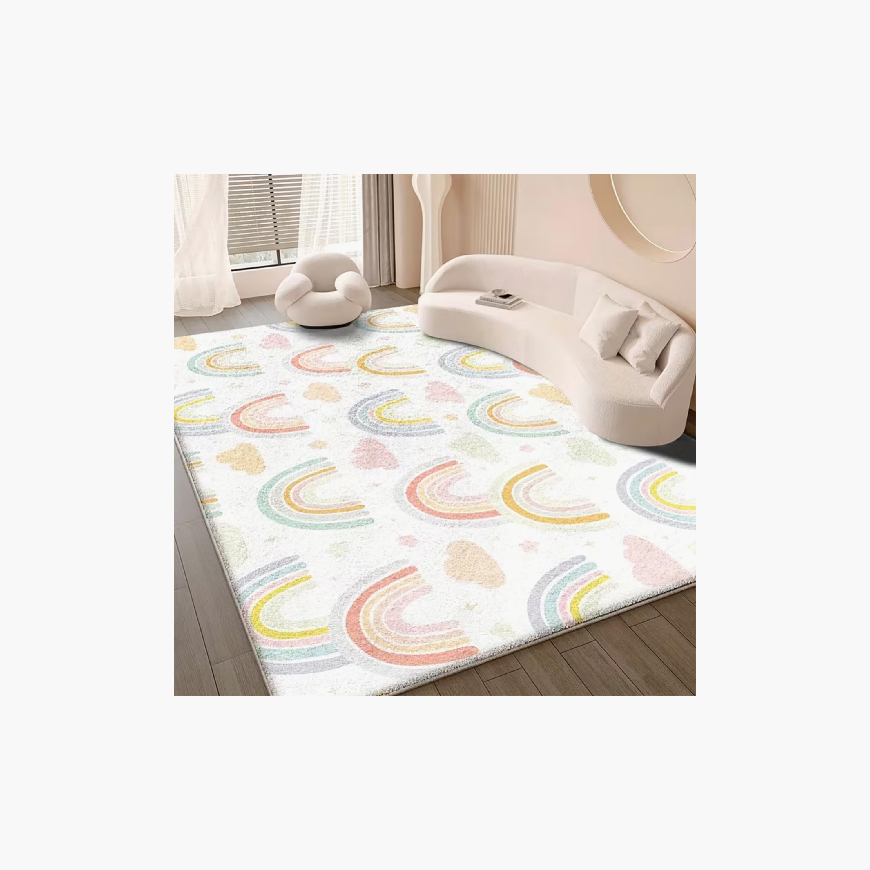 Factory Price Rainbow Cushion Play Mat Rug - 160 x 200 cm-baby-nursery-roomdecor-image-4