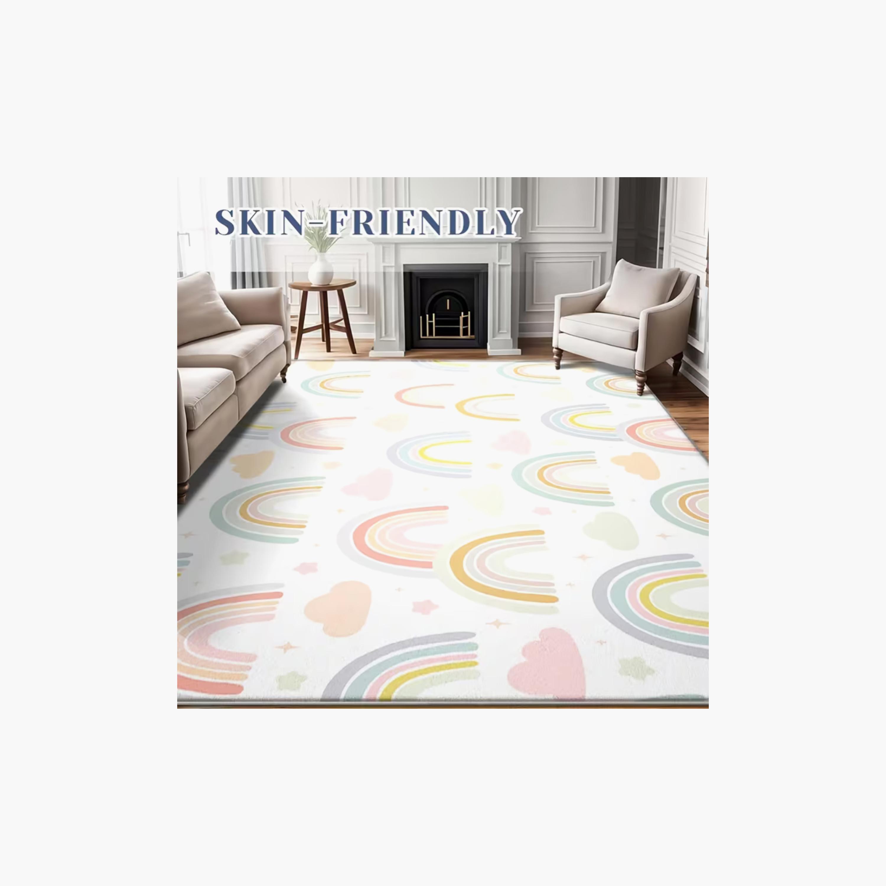 Factory Price Rainbow Cushion Play Mat Rug - 160 x 200 cm-baby-nursery-roomdecor-image-5
