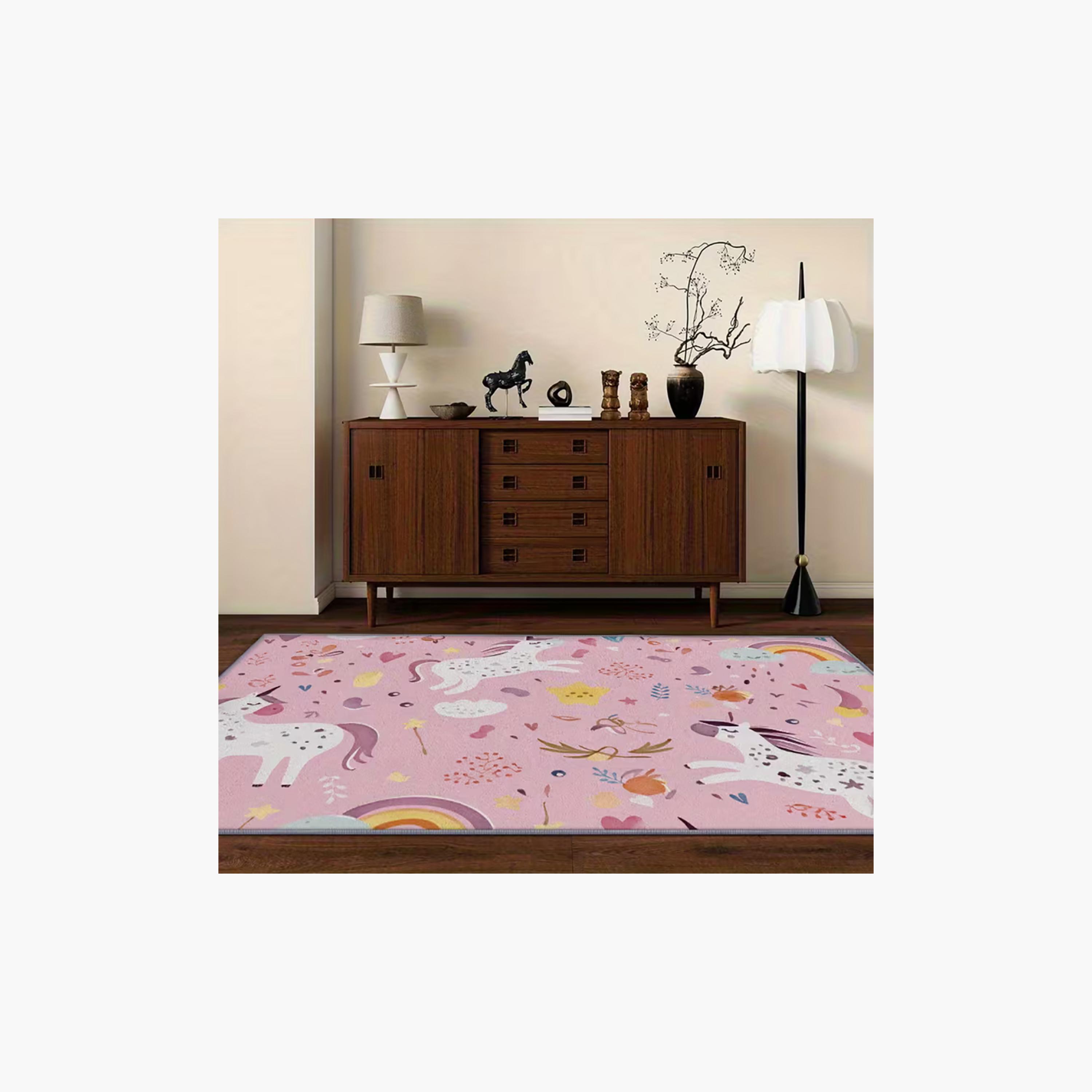 Factory Price Unicorn Joy Cushion Play Mat Rug - 160 x 200 cm-baby-nursery-roomdecor-image-2