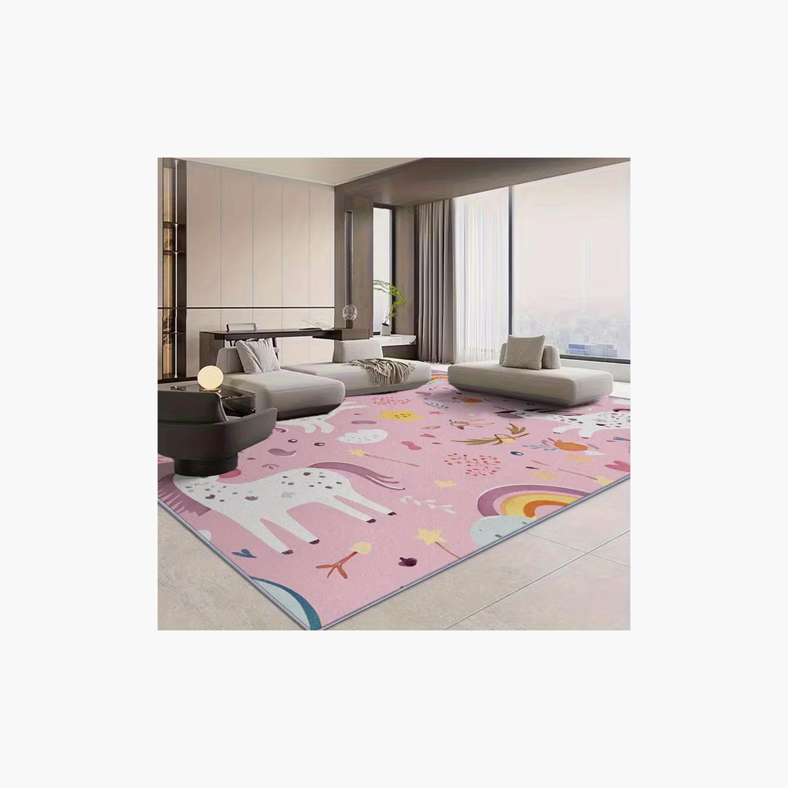 Factory Price Unicorn Joy Cushion Play Mat Rug - 160 x 200 cm-baby-nursery-roomdecor-image-3