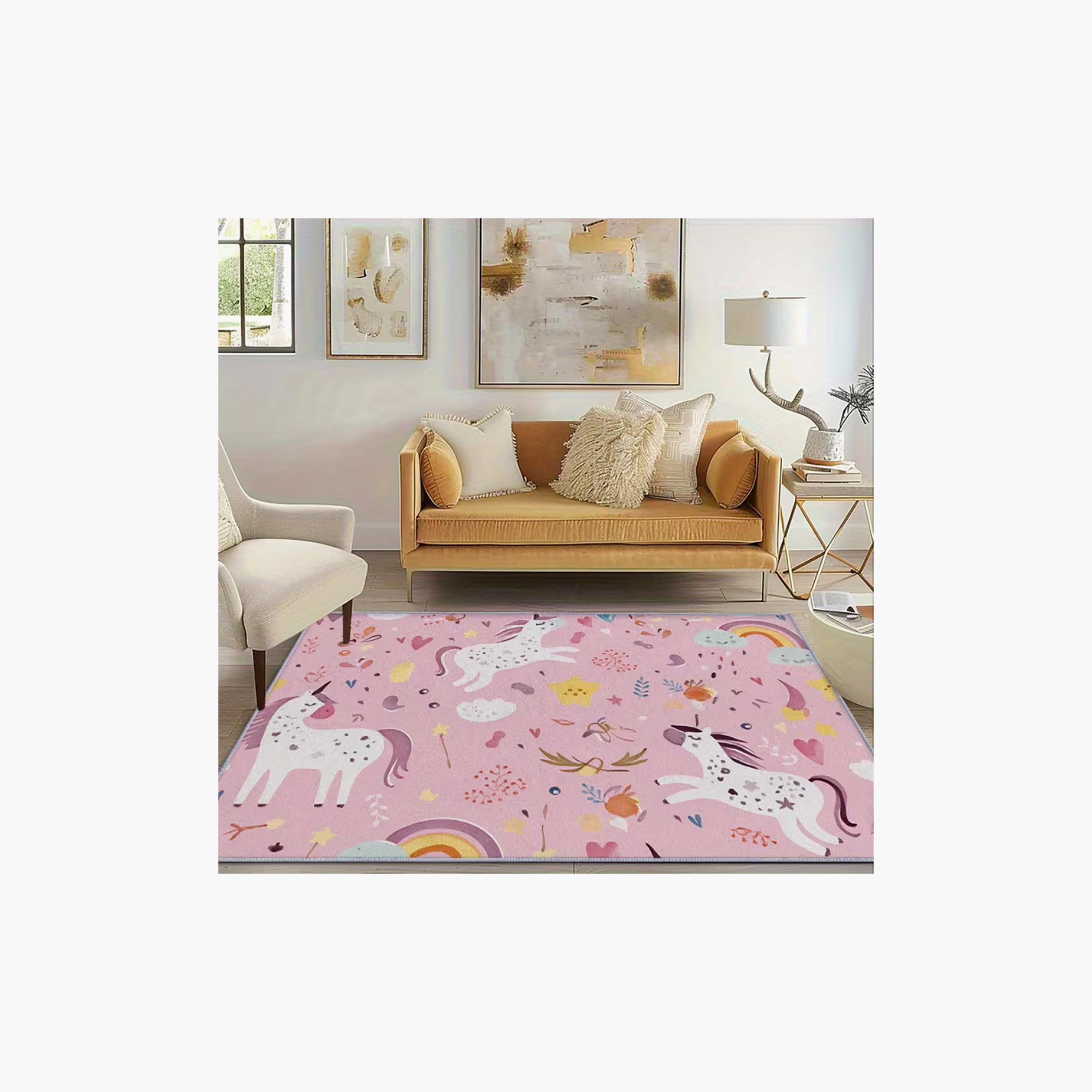 Factory Price Unicorn Joy Cushion Play Mat Rug - 160 x 200 cm-baby-nursery-roomdecor-image-5