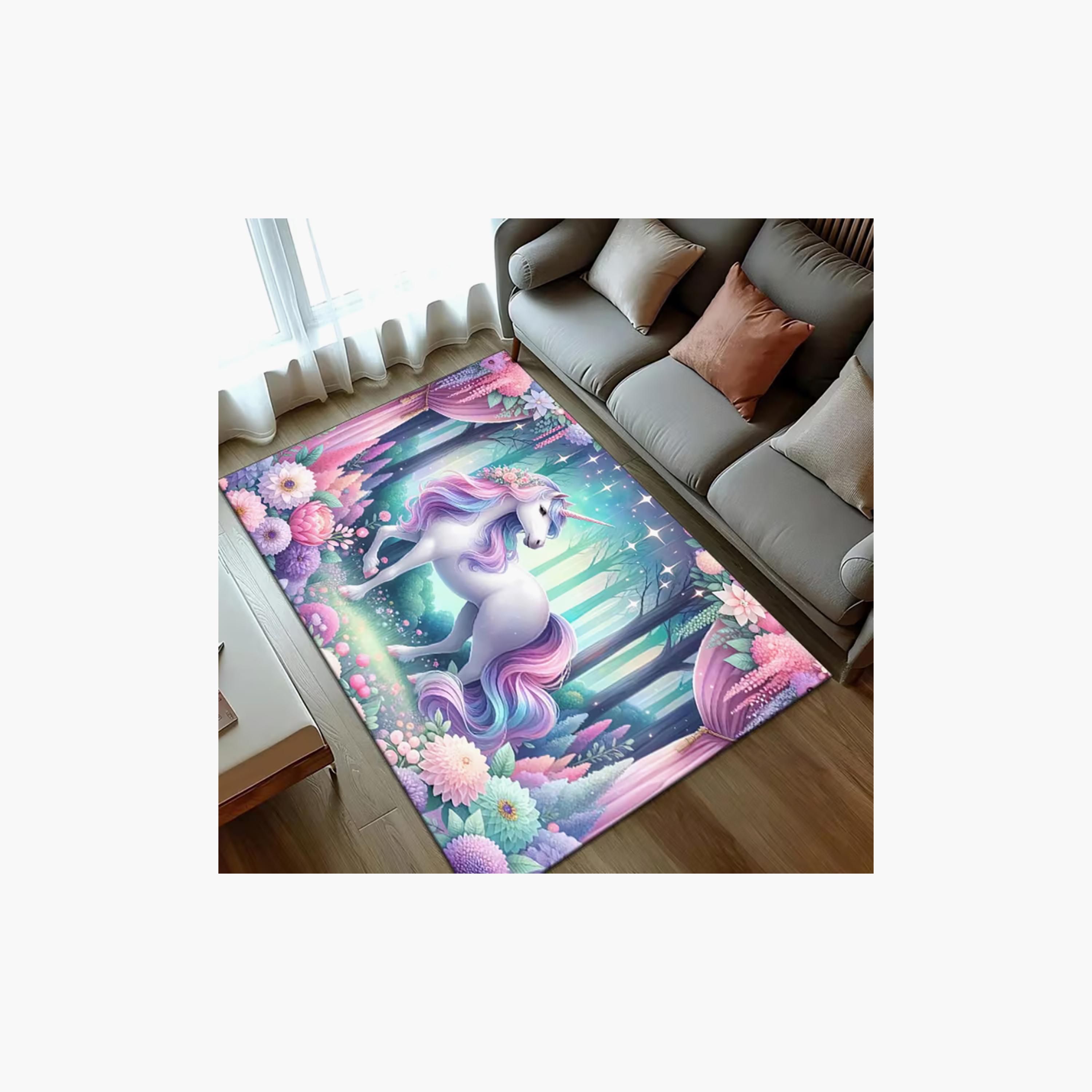 Factory Price Unicorn Amaira Cushion Play Mat Rug - 160 x 200 cm-baby-nursery-roomdecor-image-3