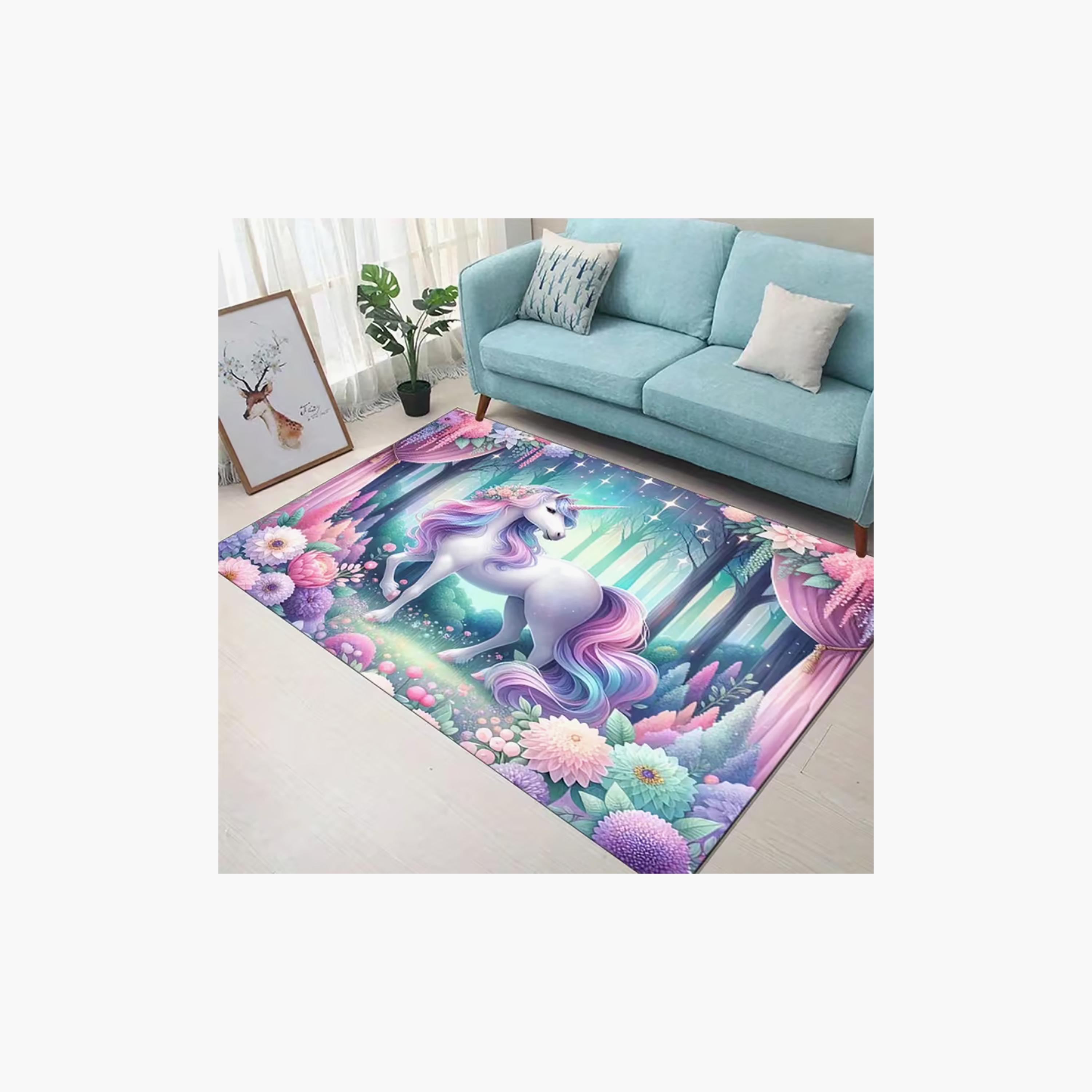Factory Price Unicorn Amaira Cushion Play Mat Rug - 160 x 200 cm-baby-nursery-roomdecor-image-5