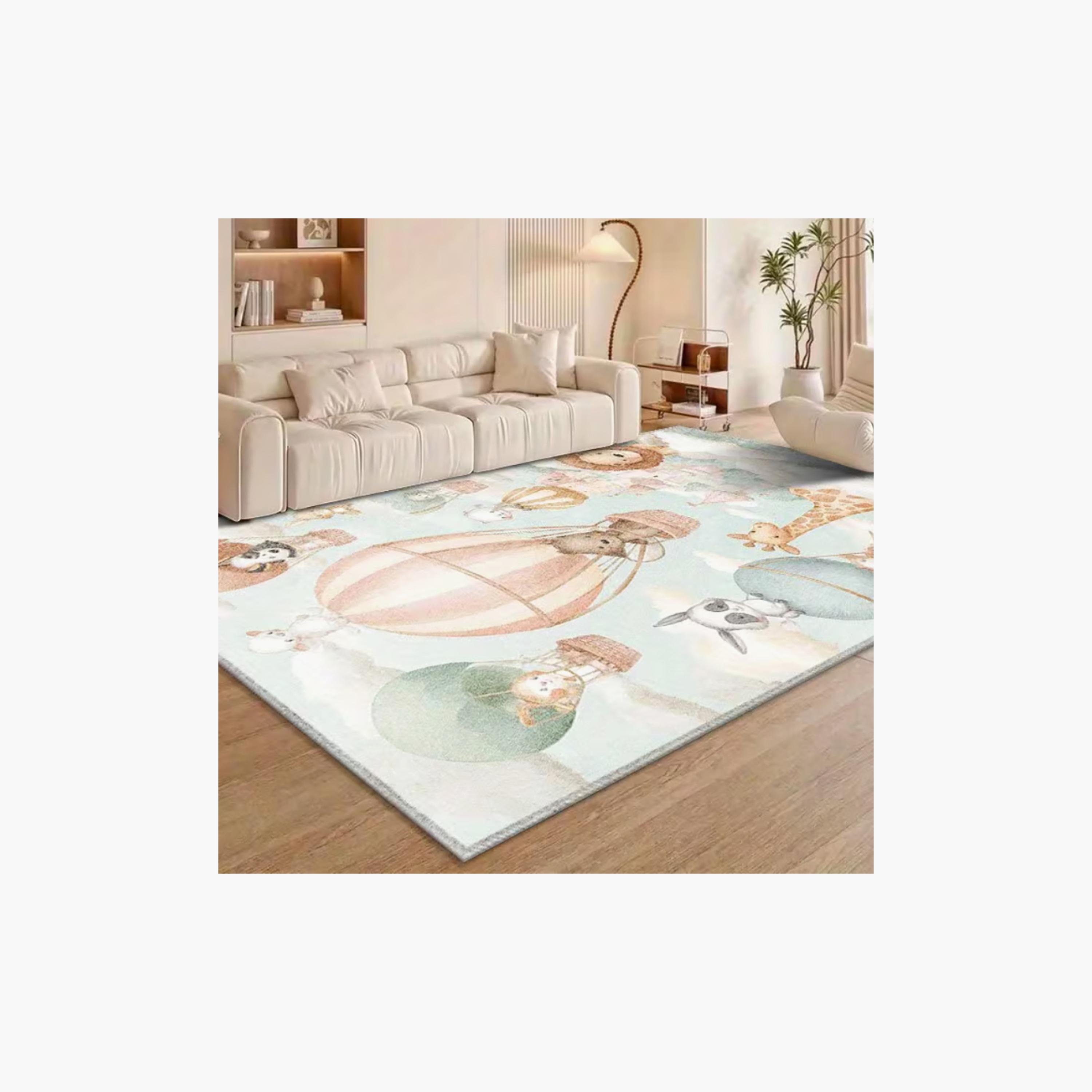 Factory Price Jungle Friends Cushion Play Mat Rug - 160 x 200 cm-baby-nursery-roomdecor-image-5