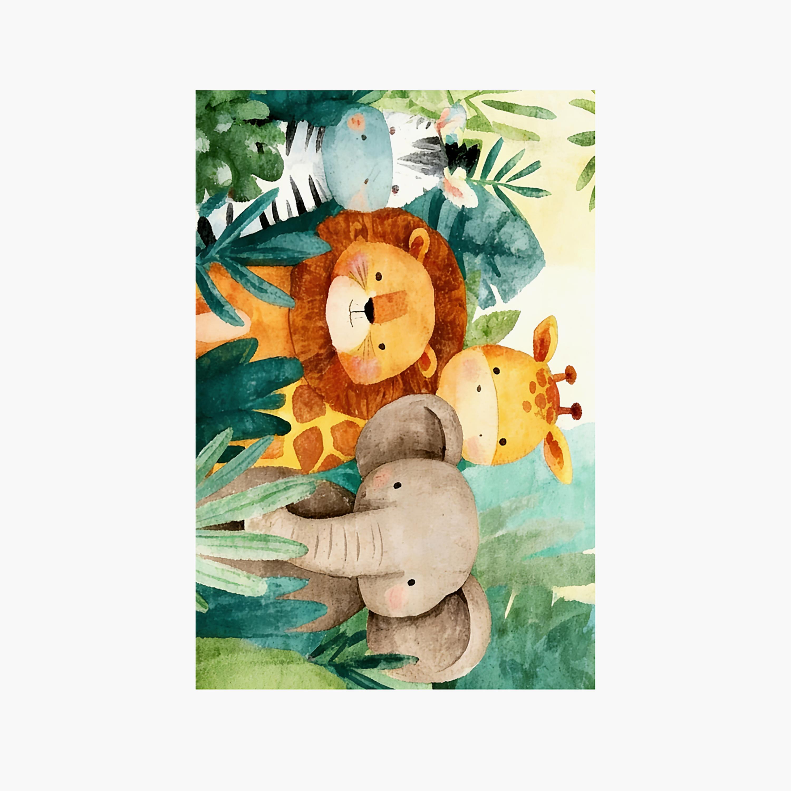 Factory Price Wild Animals Cushion Play Mat Rug - 160 x 200 cm-baby-nursery-roomdecor-image-1