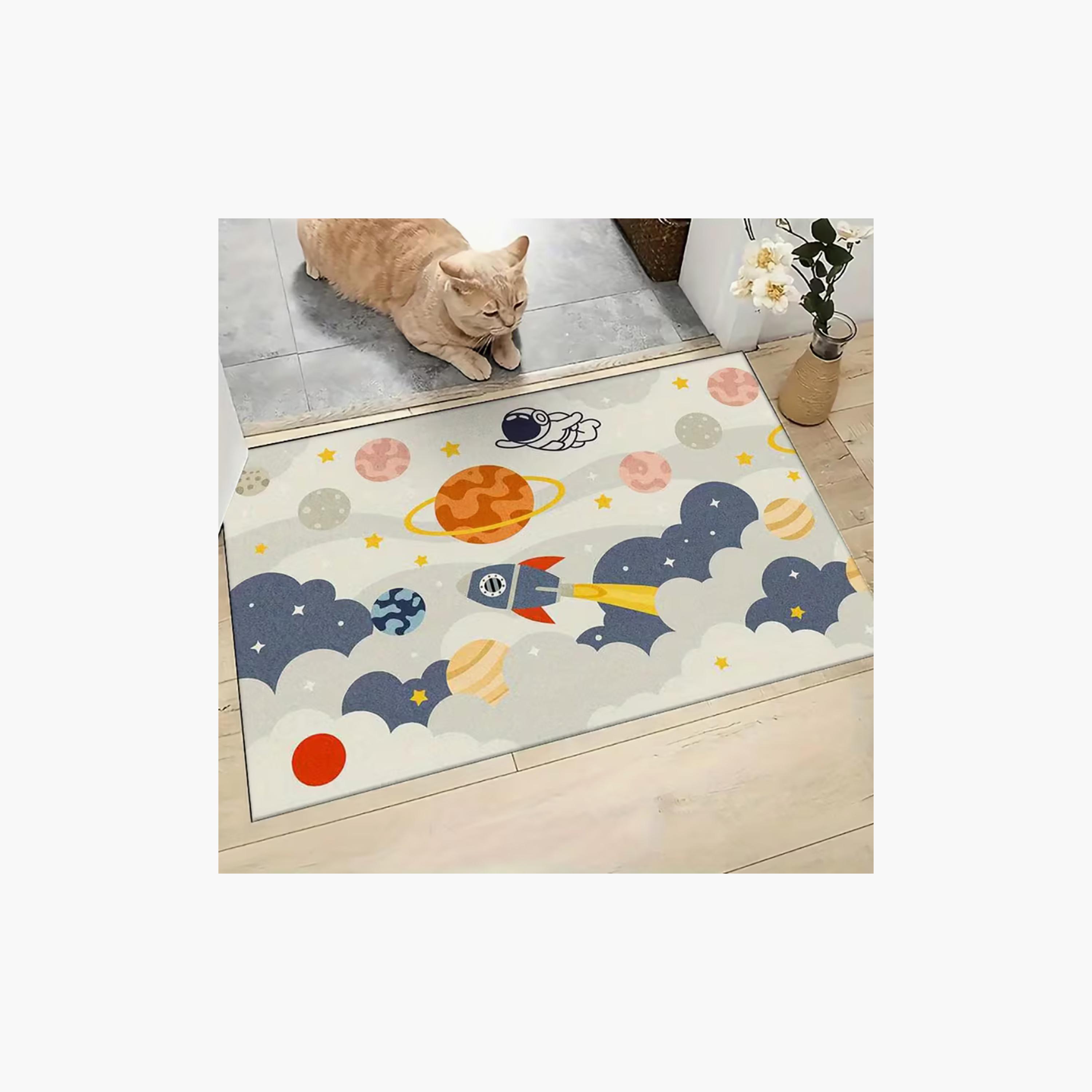 Factory Price Space Planets Cushion Play Mat Rug - 160 x 200 cm-baby-nursery-roomdecor-image-3