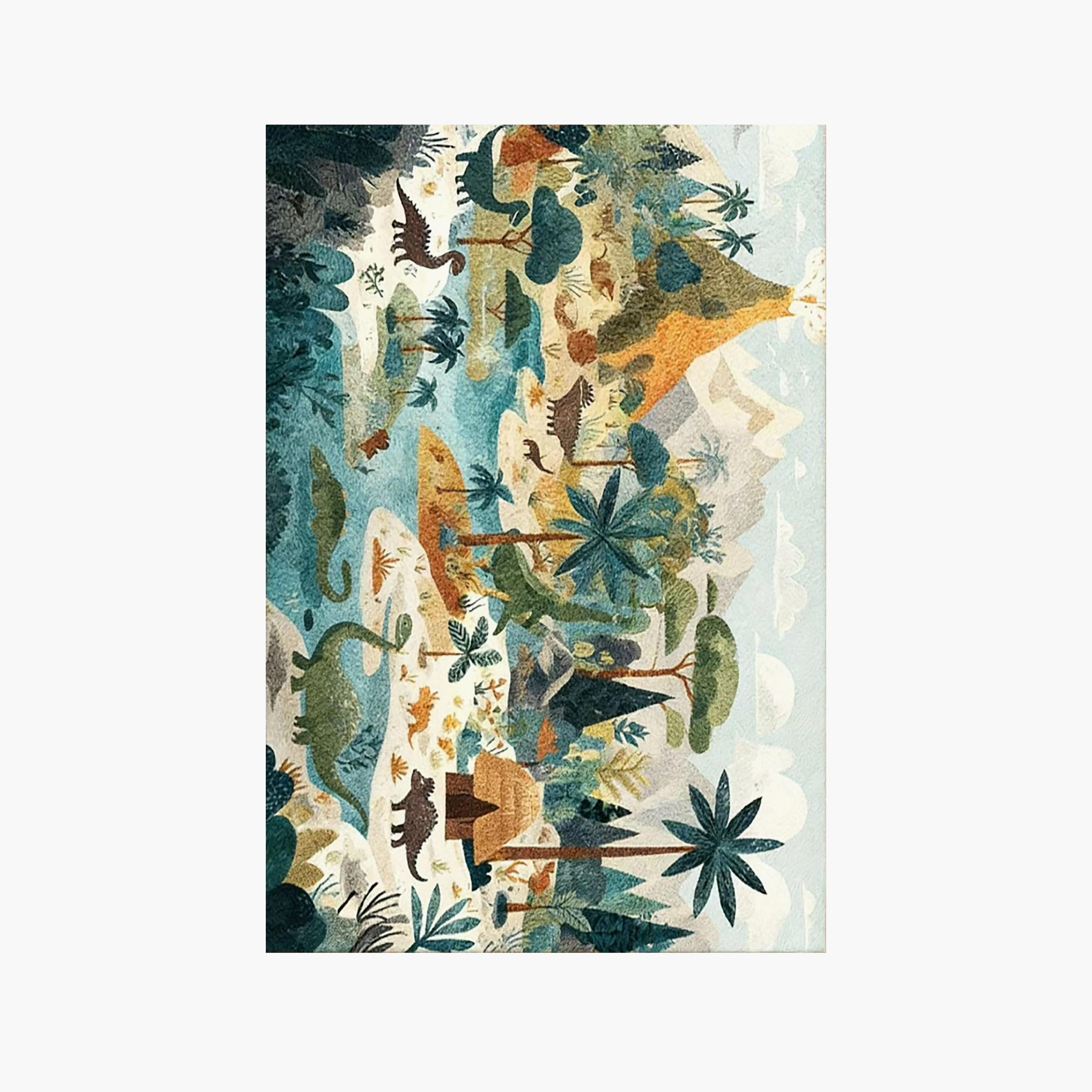 Factory Price Jurassic Cushion Play Mat Rug - 160 x 200 cm-baby-nursery-roomdecor-image-1