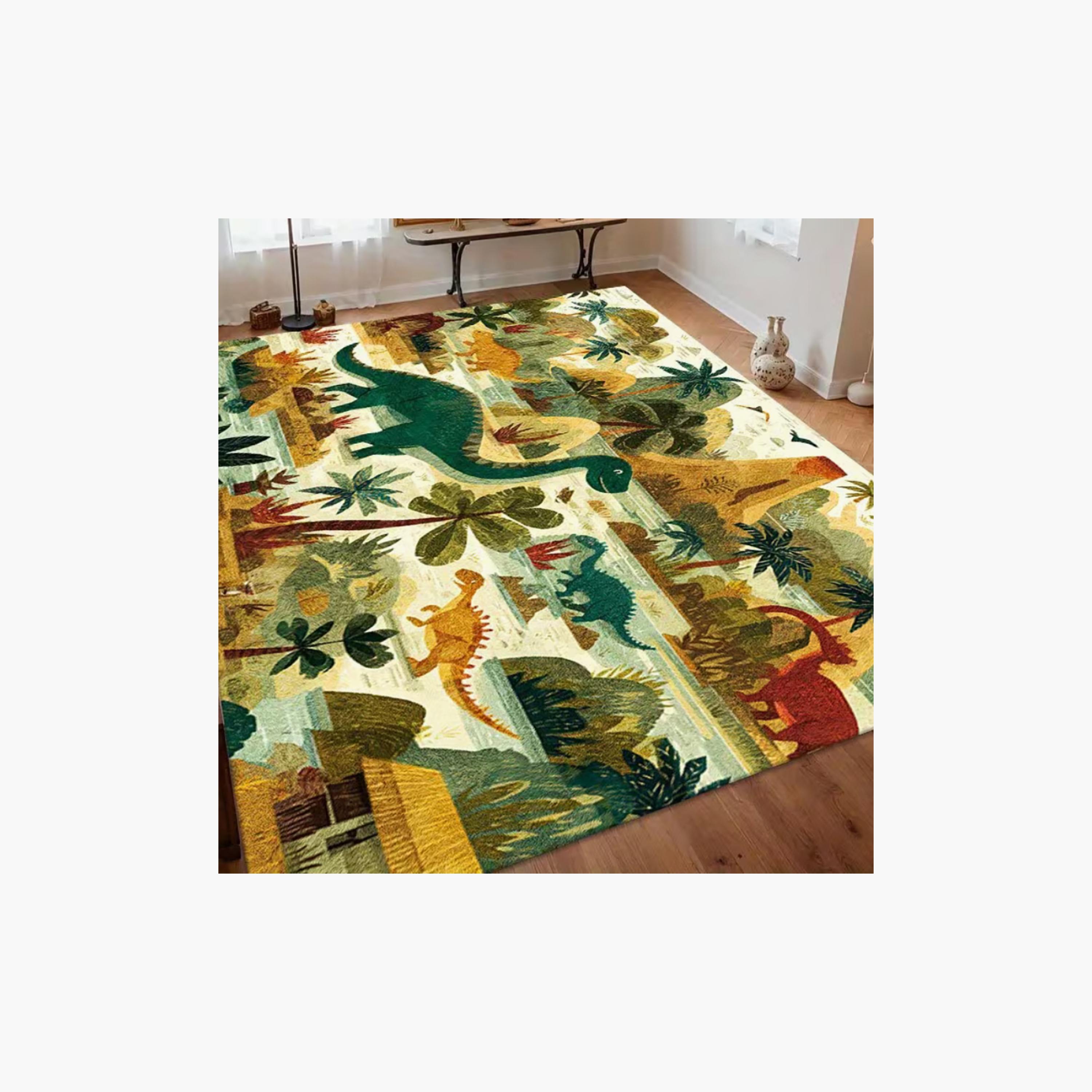 Factory Price Jurassic Cushion Play Mat Rug - 160 x 200 cm-baby-nursery-roomdecor-image-4