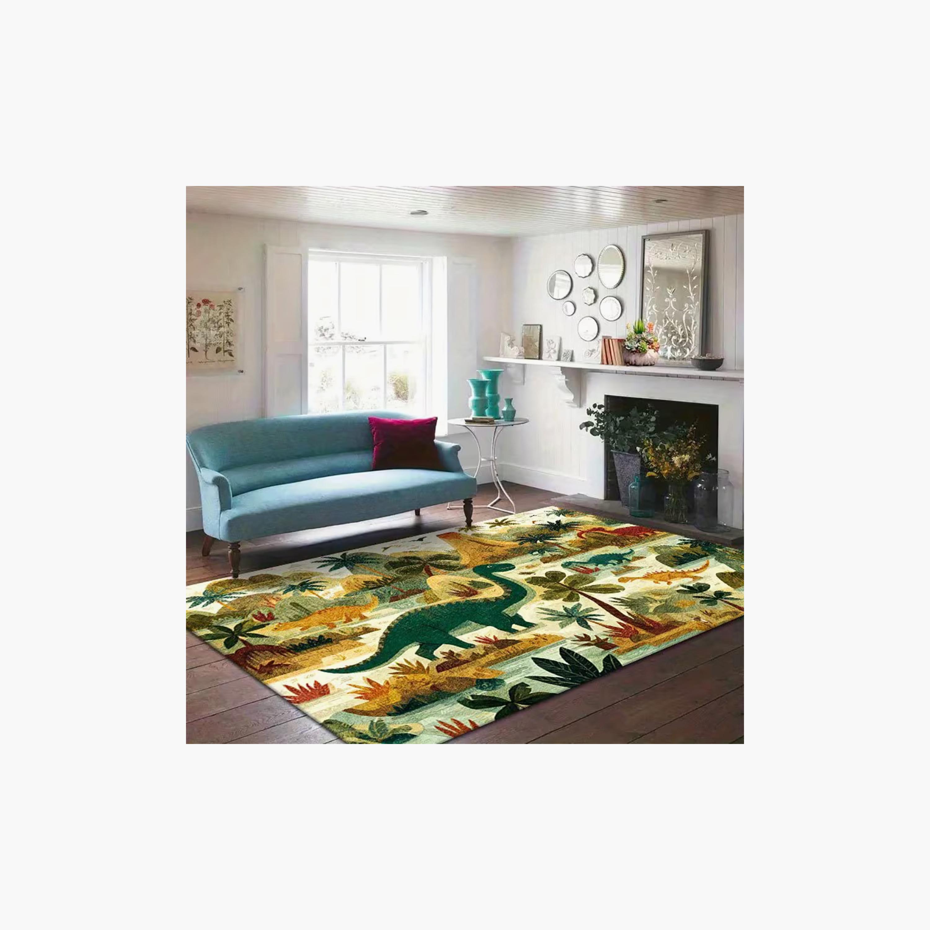 Factory Price Jurassic Cushion Play Mat Rug - 160 x 200 cm-baby-nursery-roomdecor-image-5