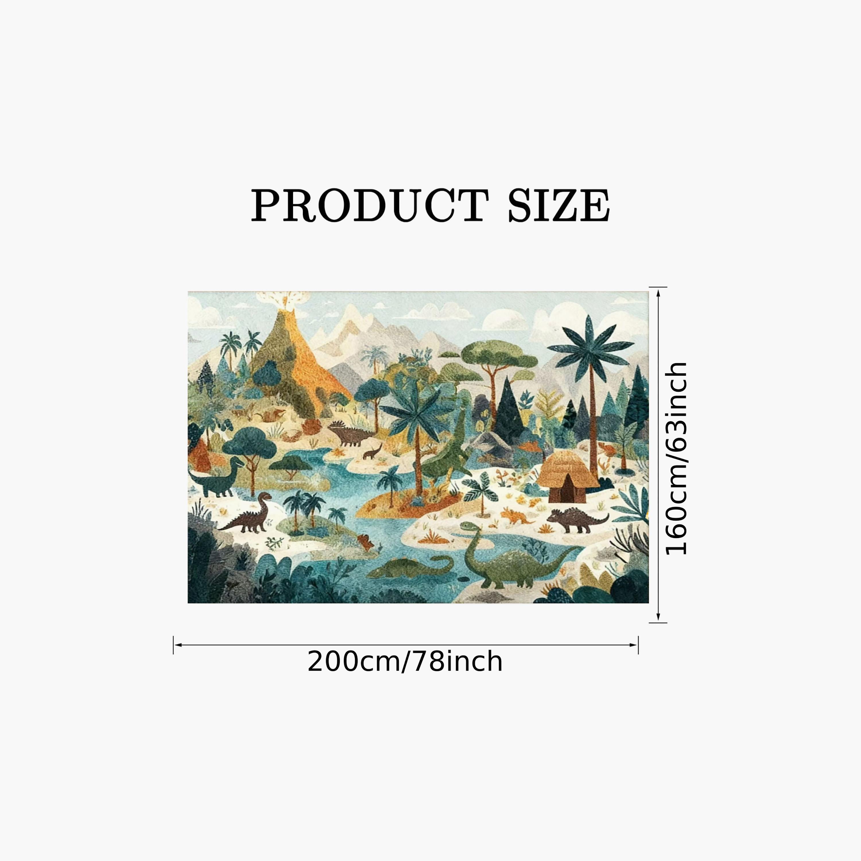 Factory Price Jurassic Cushion Play Mat Rug - 160 x 200 cm-baby-nursery-roomdecor-image-9