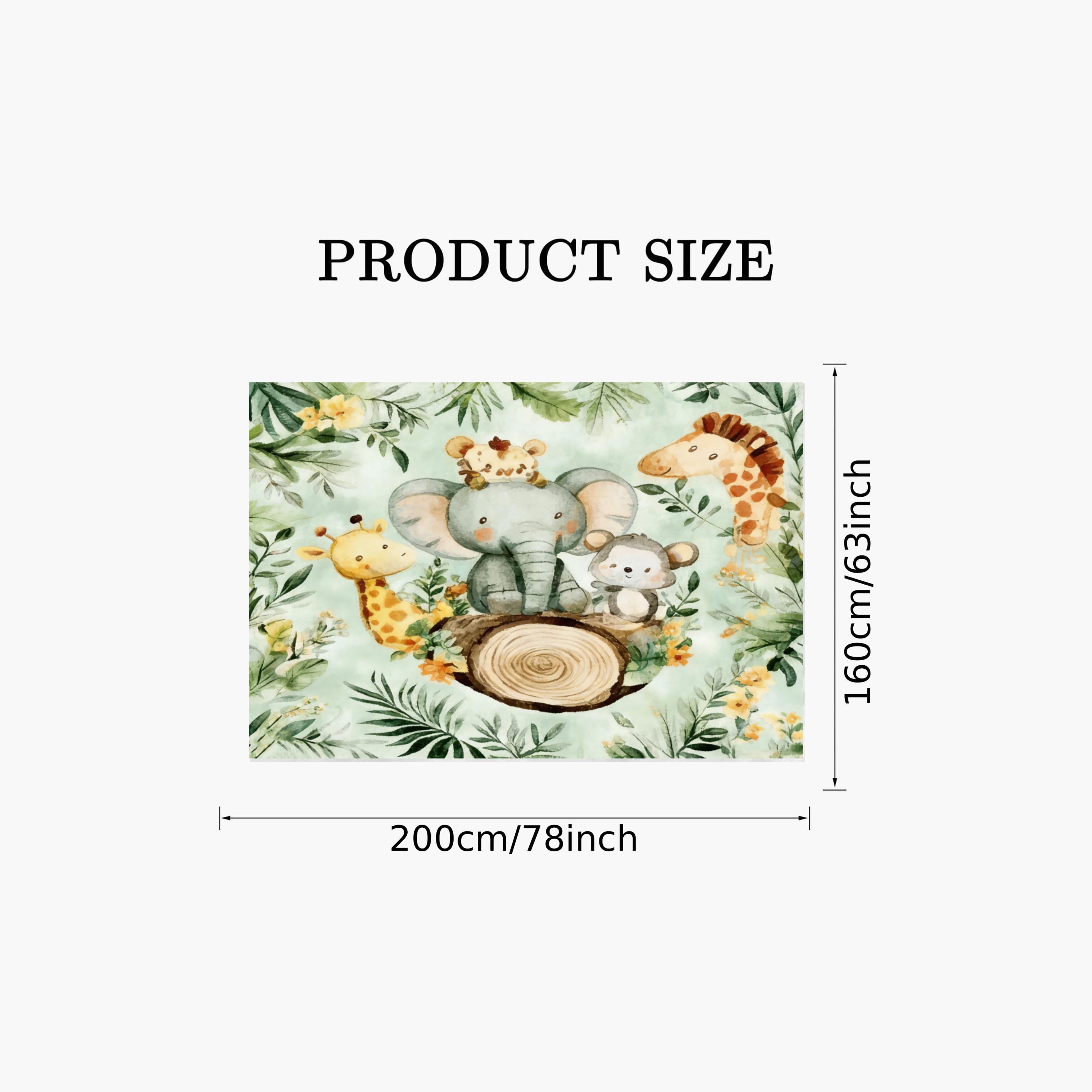 Factory Price Animal Kingdom Cushion Play Mat Rug - 160 x 200 cm-baby-nursery-roomdecor-image-8