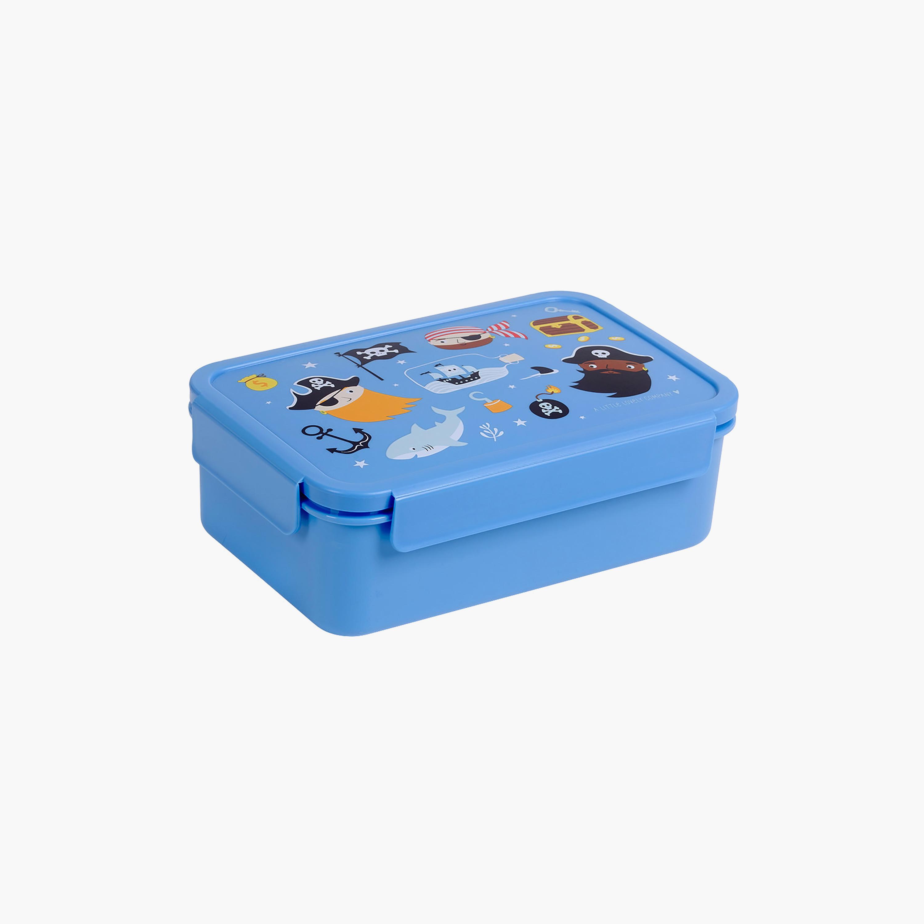 A Little Lovely Company Pirates Bento Lunch Box for Boys 3-5 Yrs with 3 Compartments-school-lunchessentials-lunchboxes-image-2