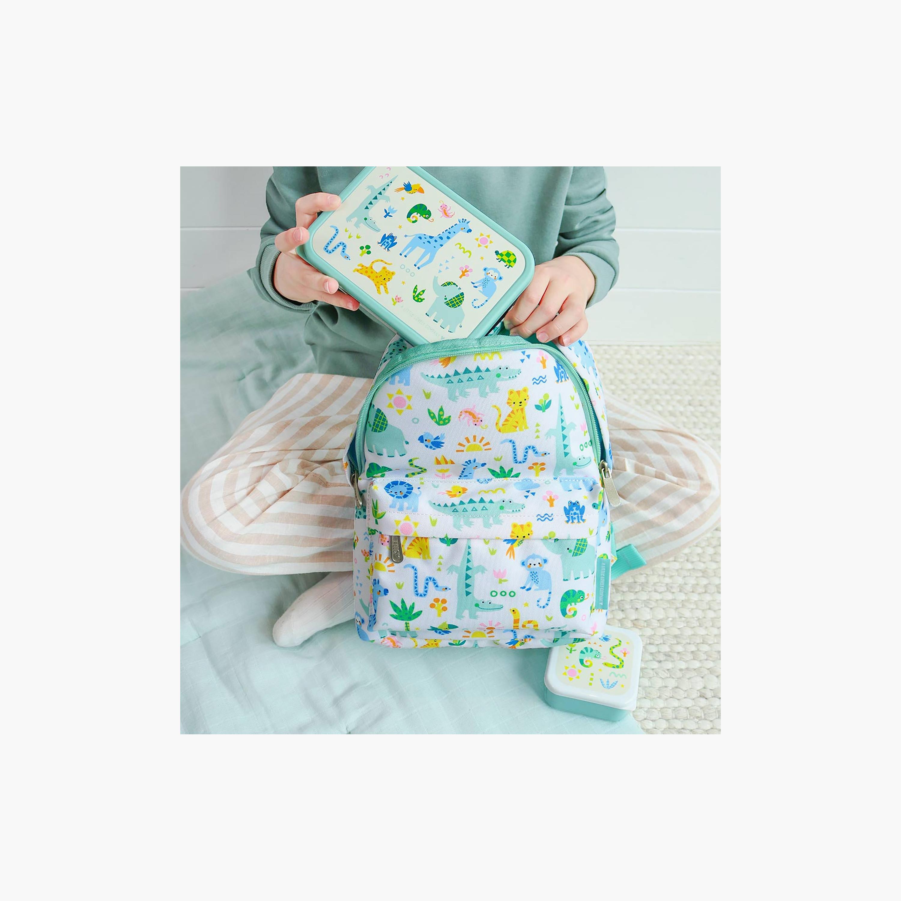 A Little Lovely Company Jungle Backpack for Boys 3-5 Yrs with Adjustable Straps - 30 cm-school-bagsandbackpacks-backpacks-image-5