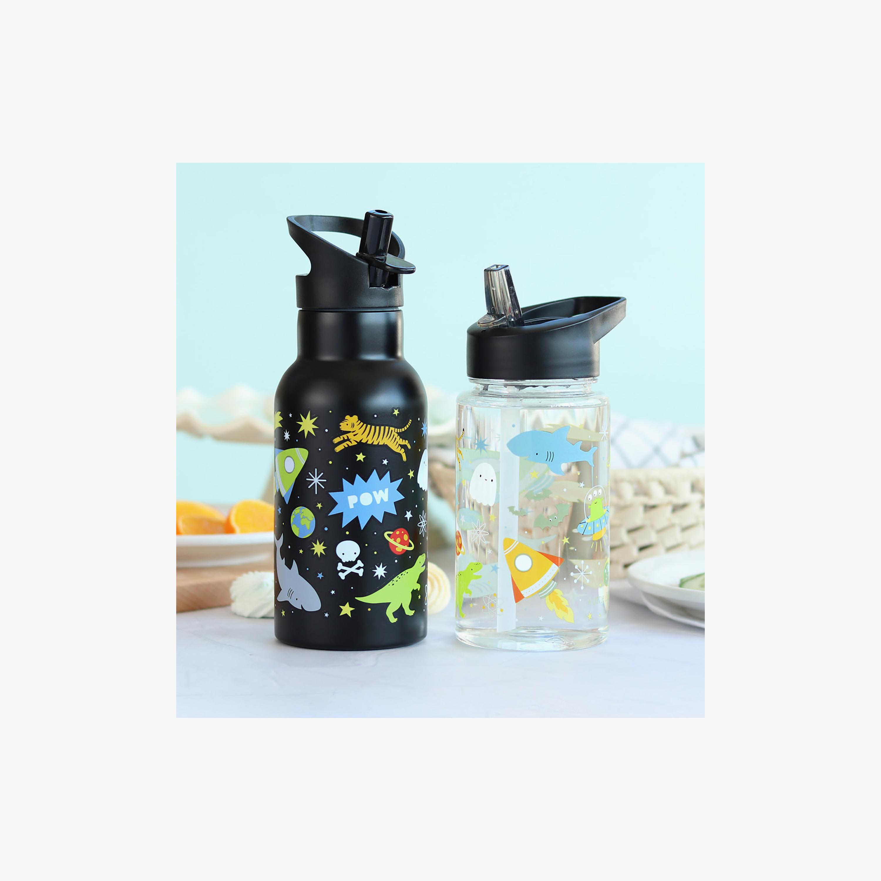 زجاجة مياه جالاكسي تريتان مع شفاطة - 450 مل من إيه ليتل لوفلي كومباني-school-waterbottles-image-4