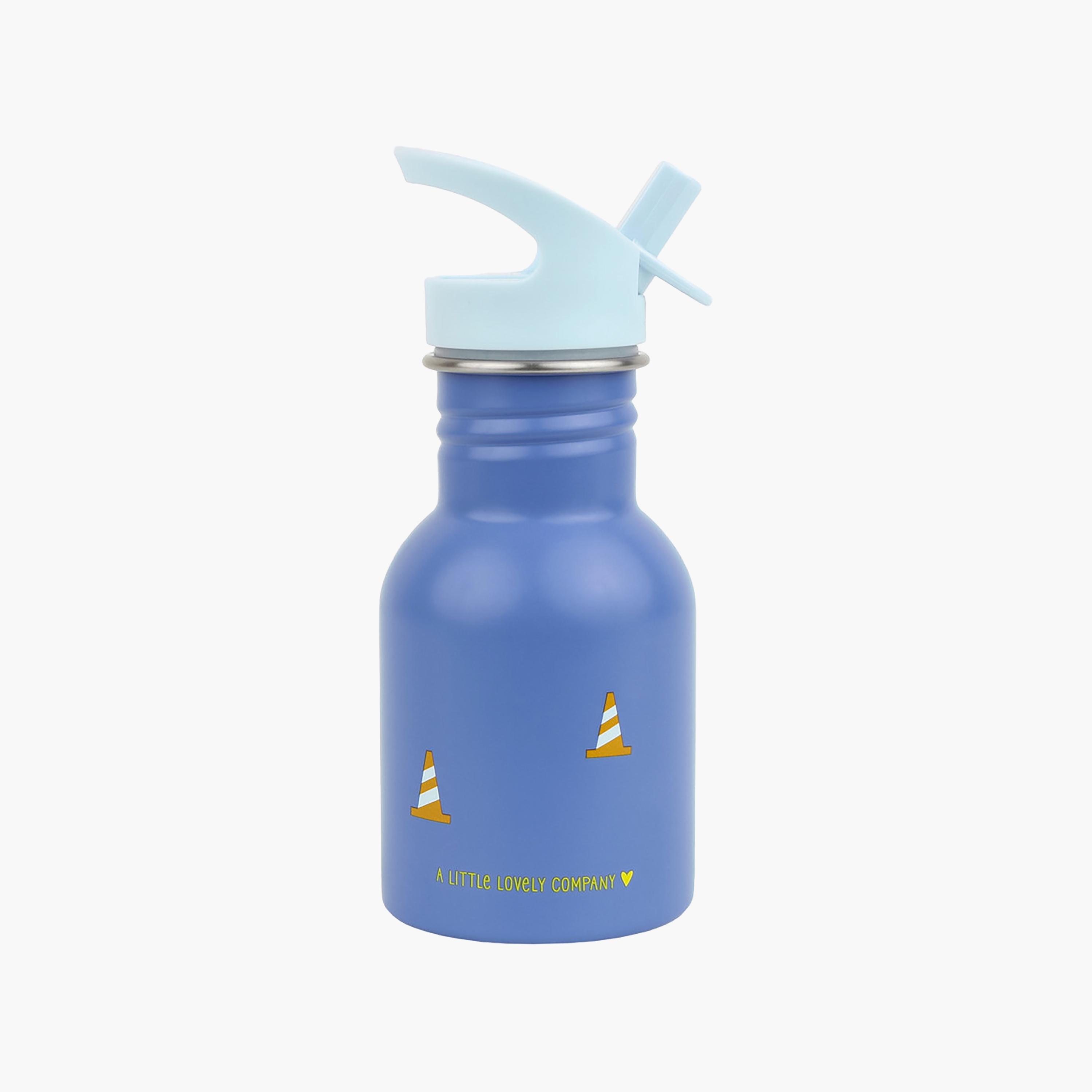 A Little Lovely Company Dump Truck Stainless Steel Water Bottle - 350 ml-school-waterbottles-image-2
