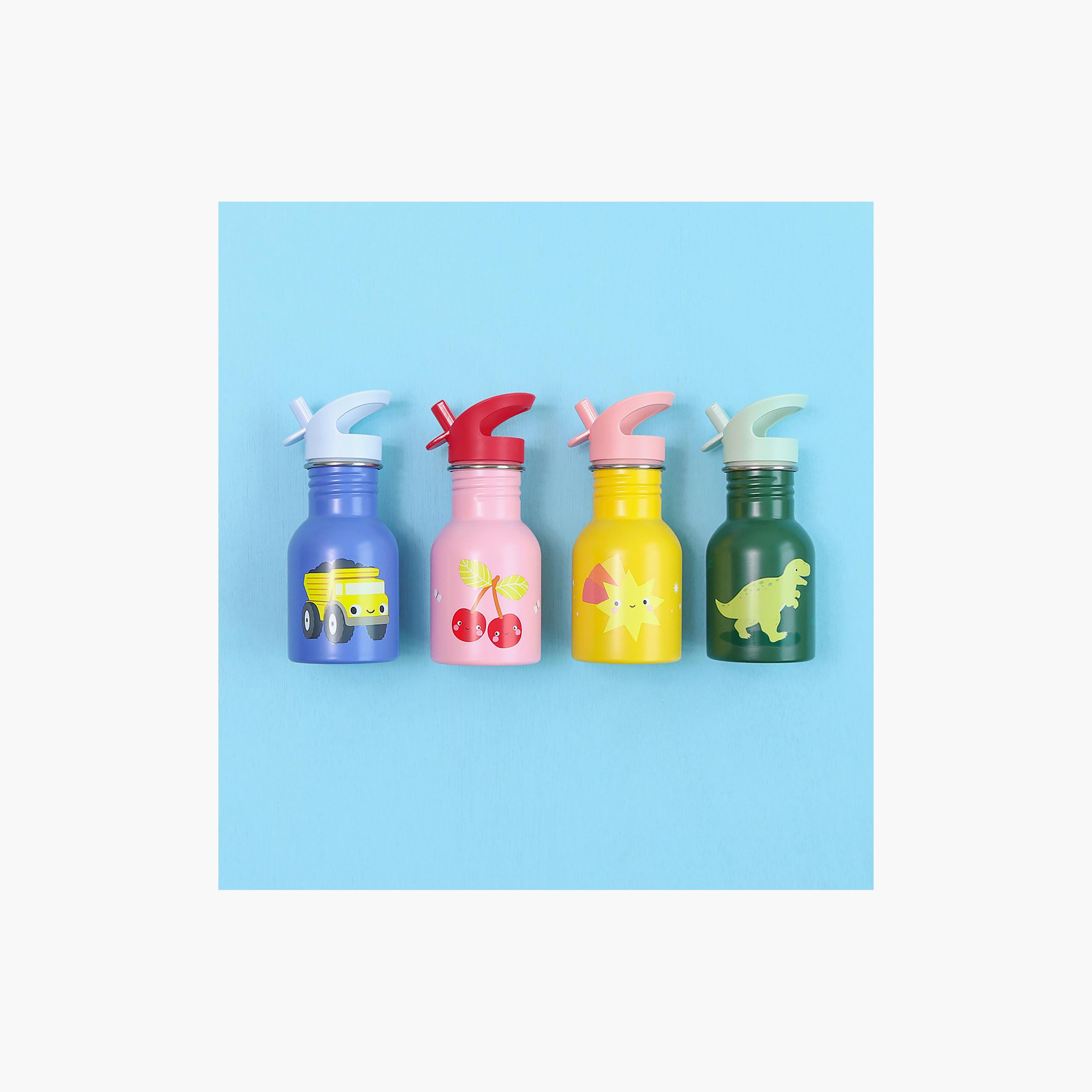 A Little Lovely Company Dump Truck Stainless Steel Water Bottle - 350 ml-school-waterbottles-image-6