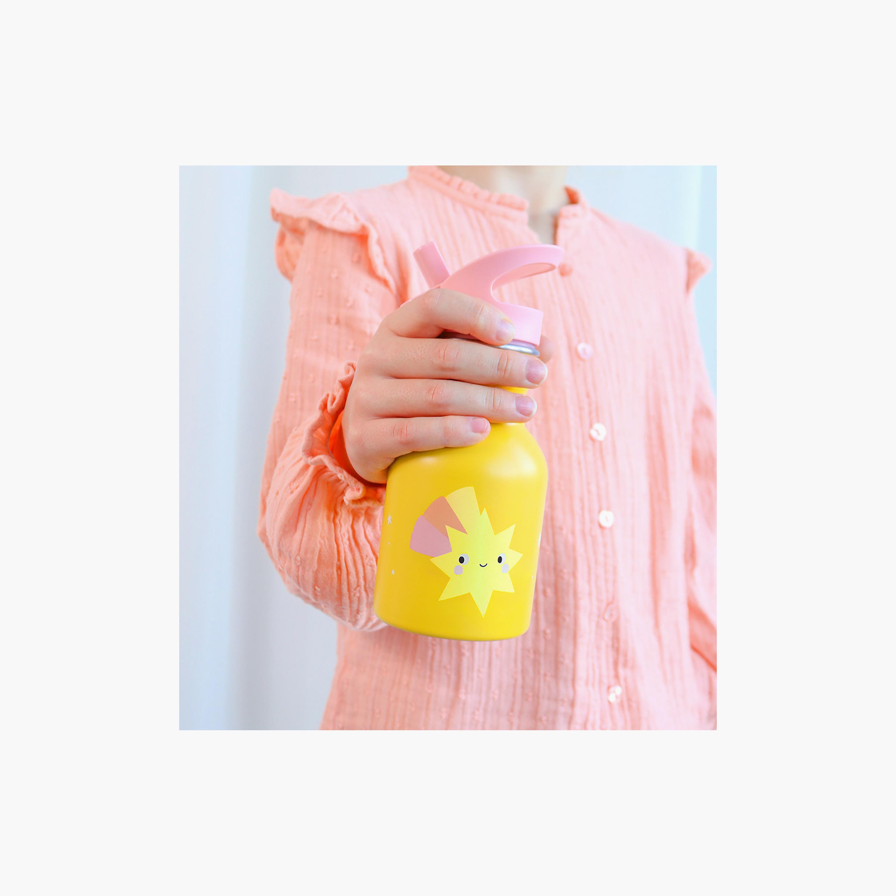 A Little Lovely Company Shooting Star Stainless Steel Water Bottle - 350 ml-school-waterbottles-image-3