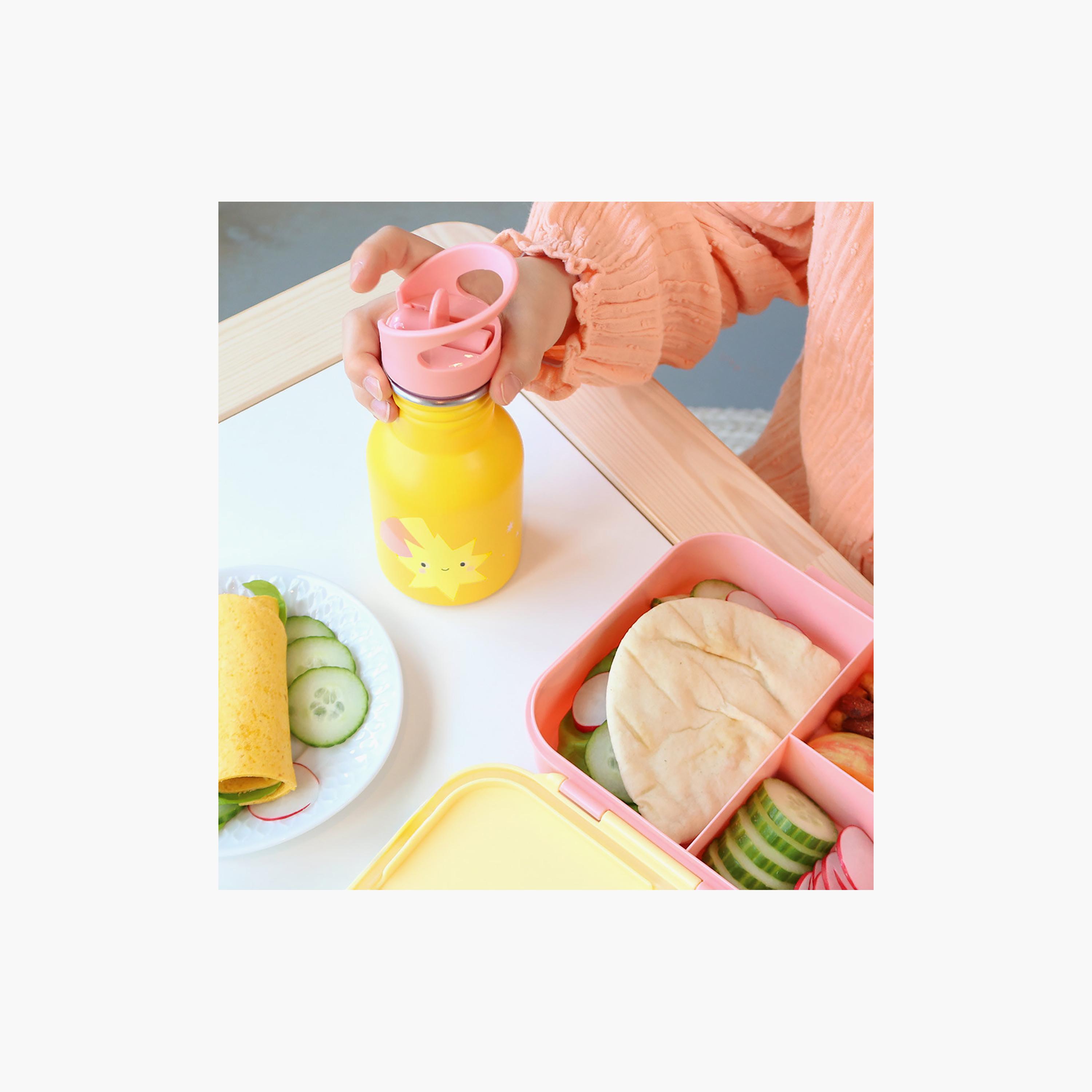 A Little Lovely Company Shooting Star Stainless Steel Water Bottle - 350 ml-school-waterbottles-image-5