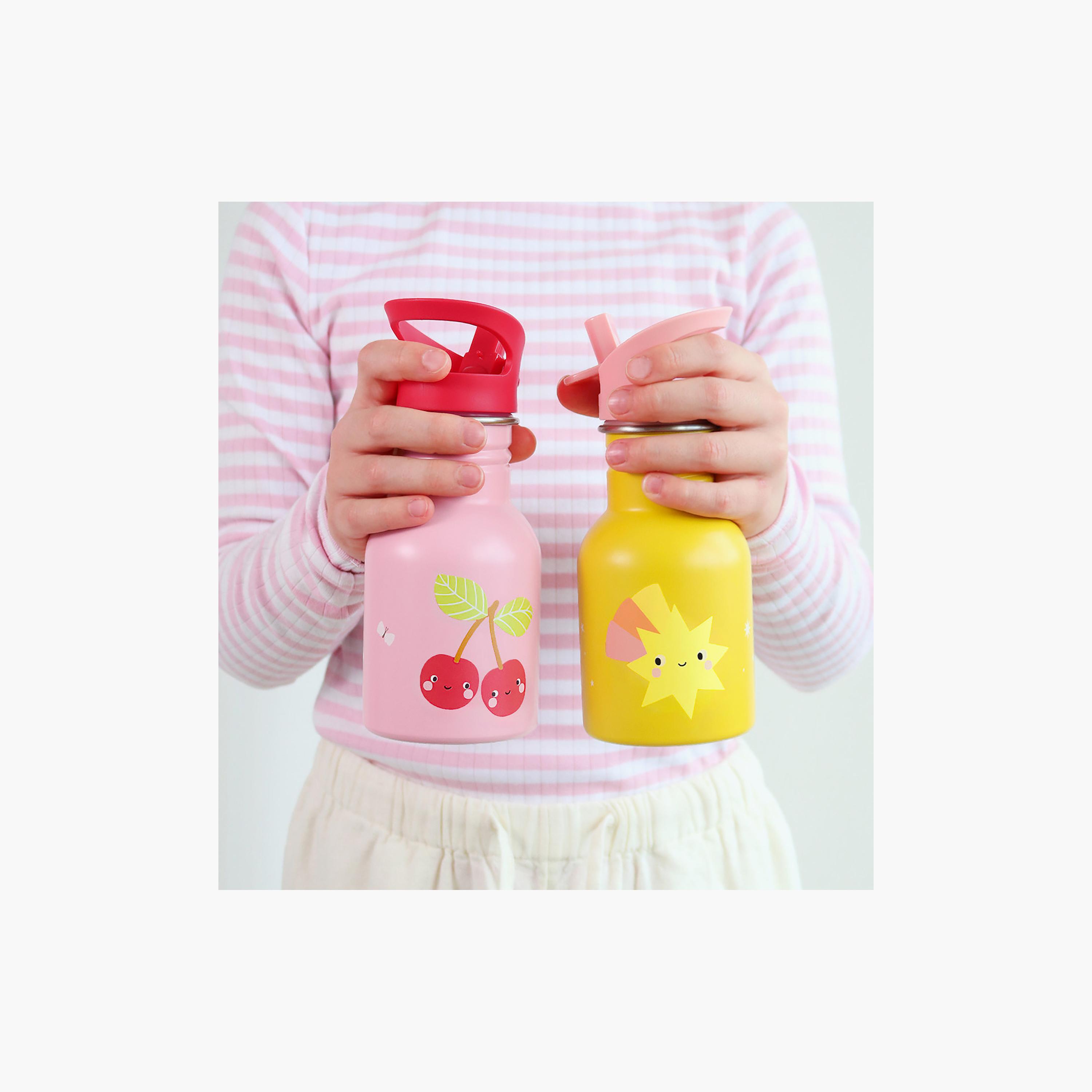 A Little Lovely Company Shooting Star Stainless Steel Water Bottle - 350 ml-school-waterbottles-image-7