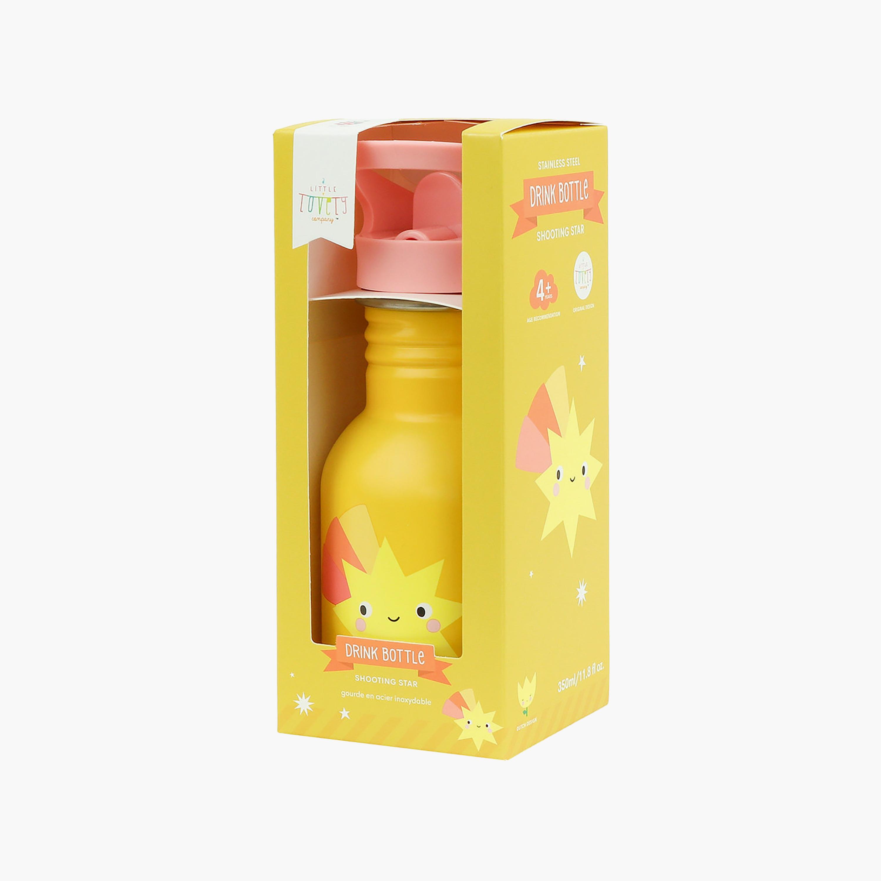 A Little Lovely Company Shooting Star Stainless Steel Water Bottle - 350 ml-school-waterbottles-image-9