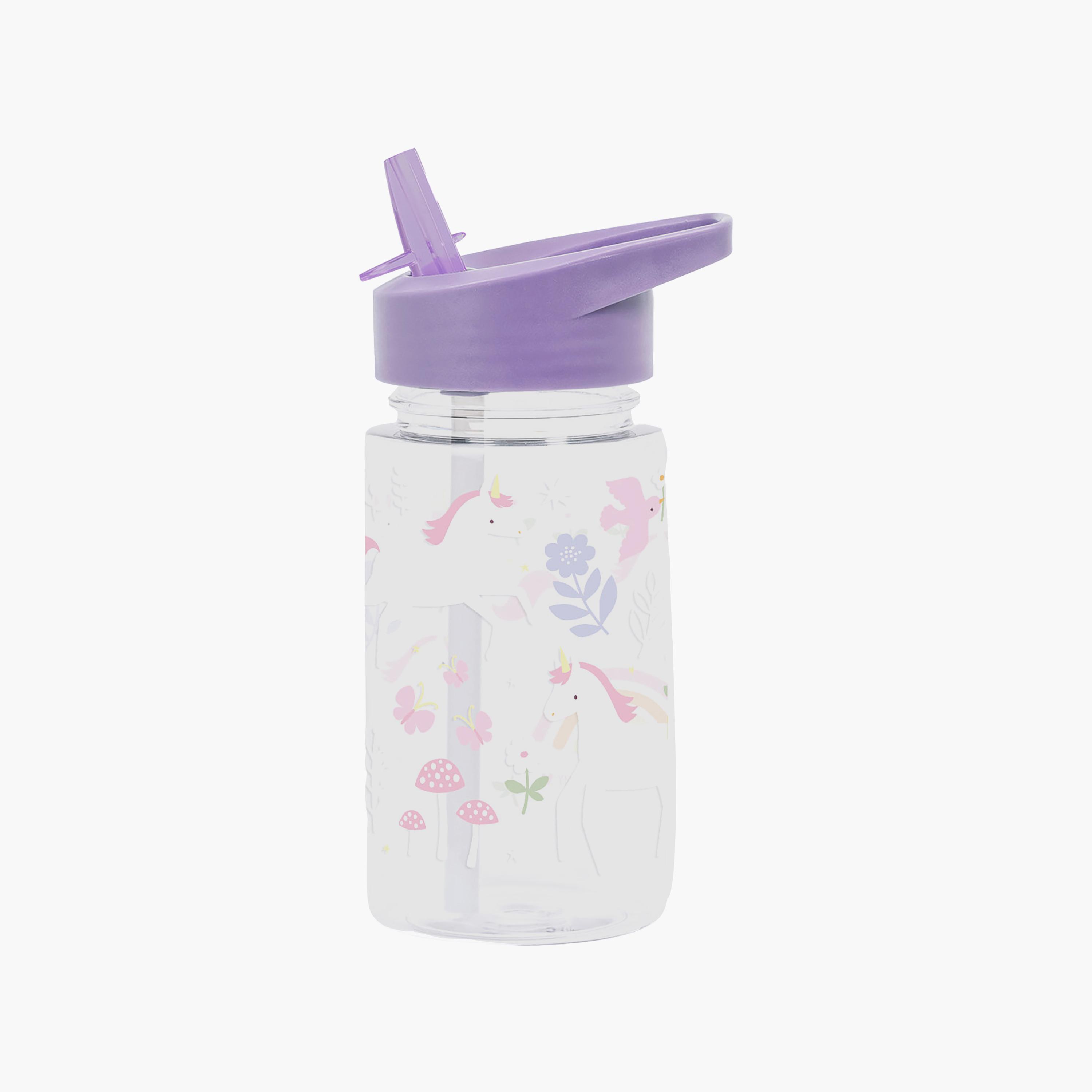 A Little Lovely Company Unicorn Dreams Tritan Water Bottle - 450 ml-school-waterbottles-image-1