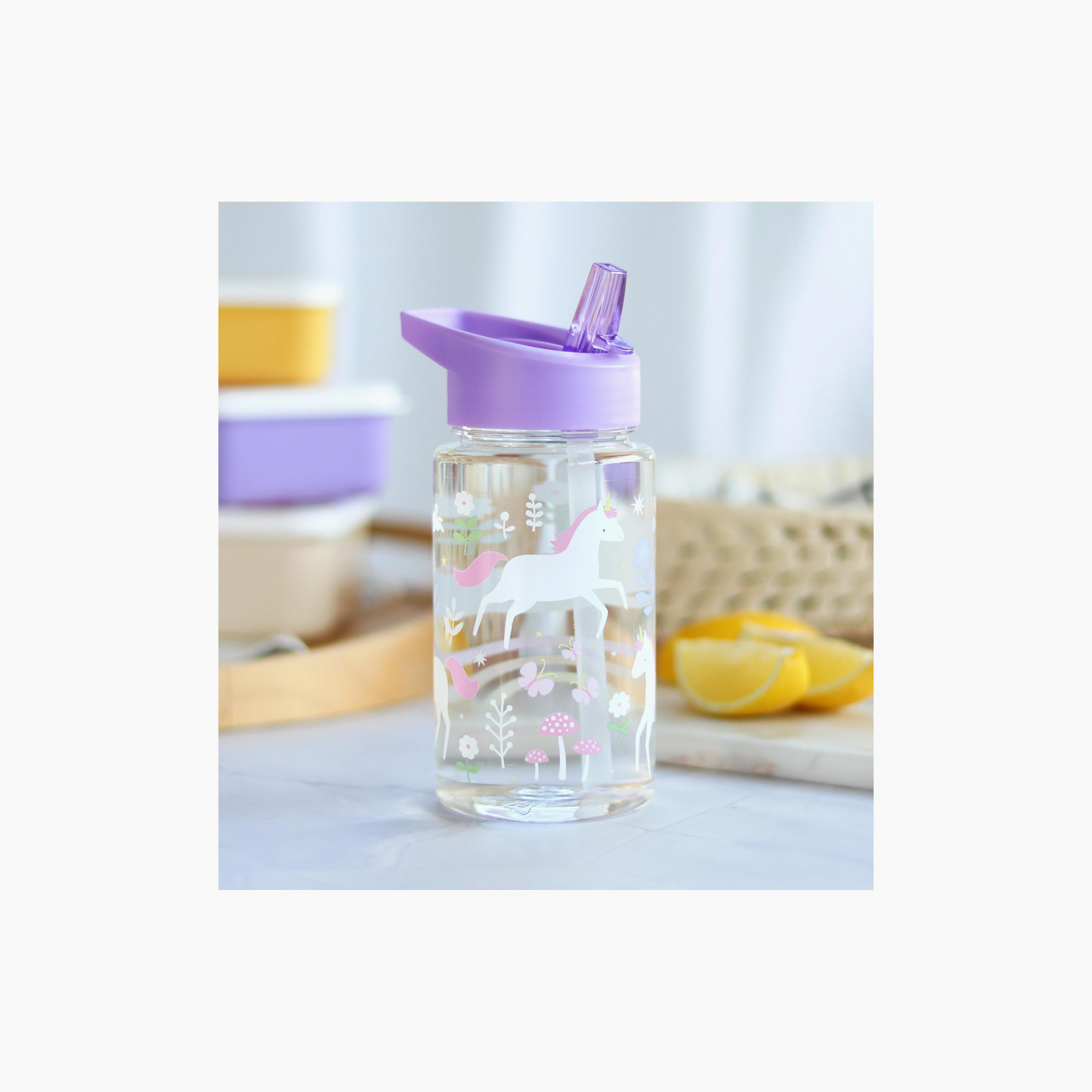 A Little Lovely Company Unicorn Dreams Tritan Water Bottle - 450 ml-school-waterbottles-image-3