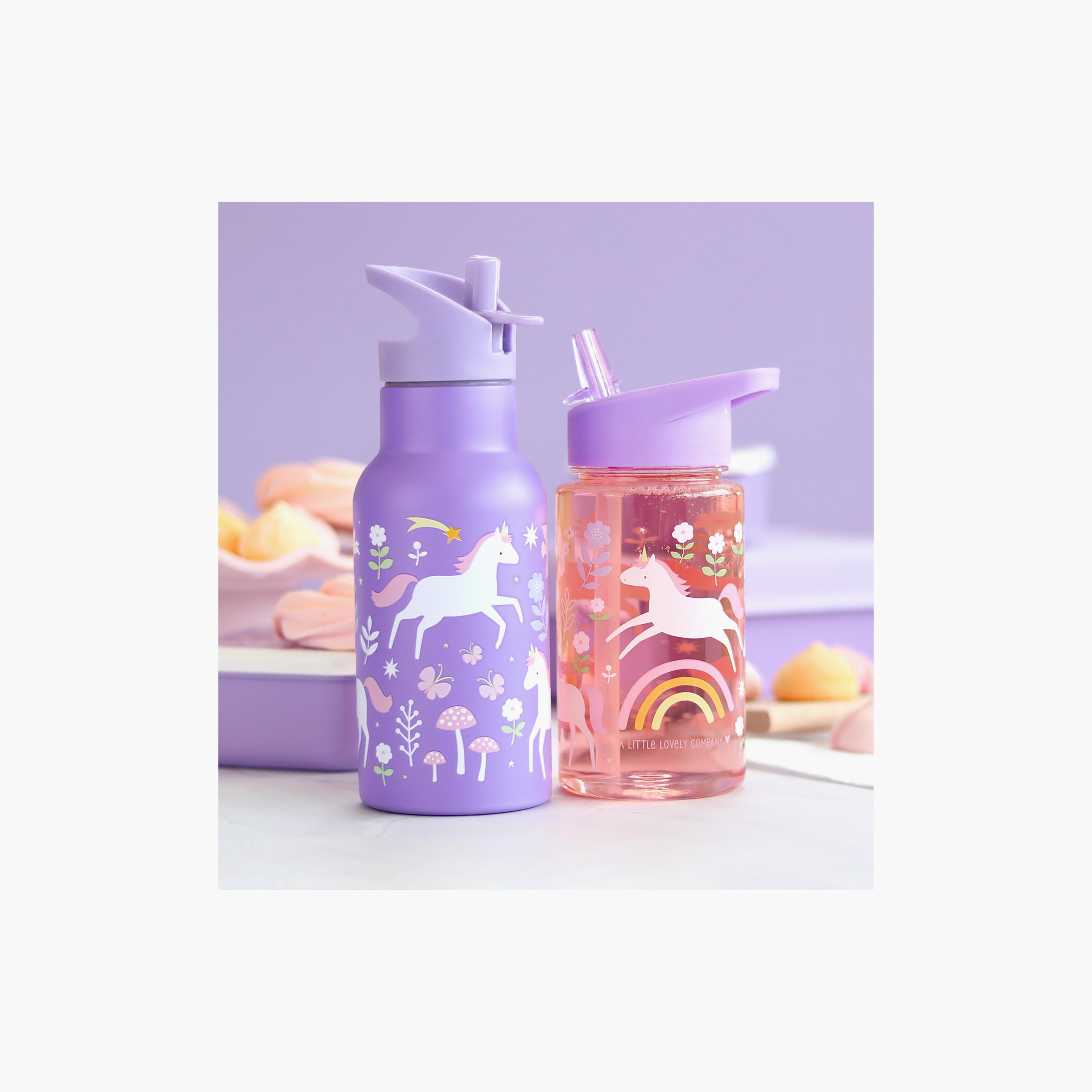A Little Lovely Company Unicorn Dreams Tritan Water Bottle - 450 ml-school-waterbottles-image-4
