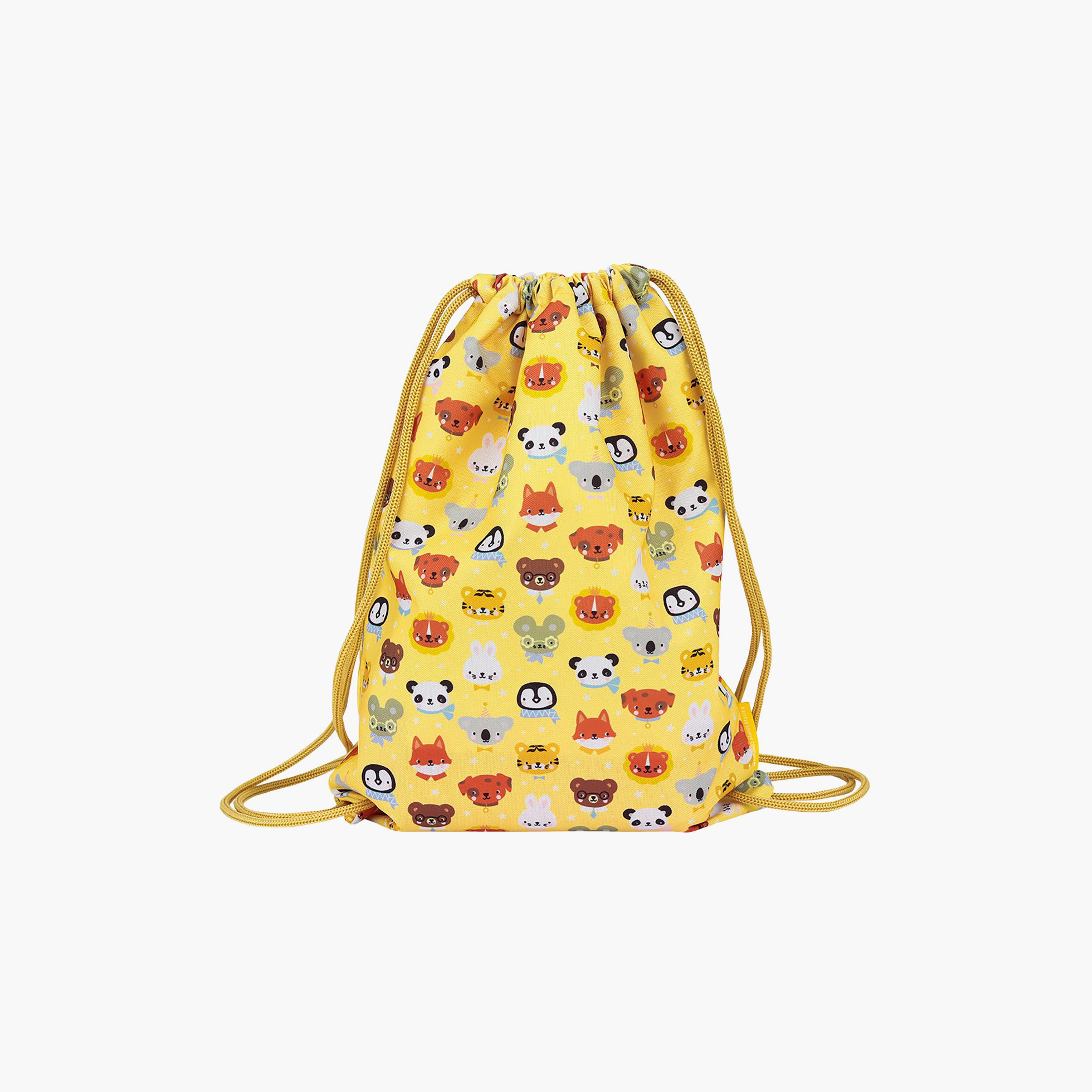 A Little Lovely Company Animal Friends Drawstring Bag for 3-5 Yrs - 42 cm-girls-accessories-bags-image-1
