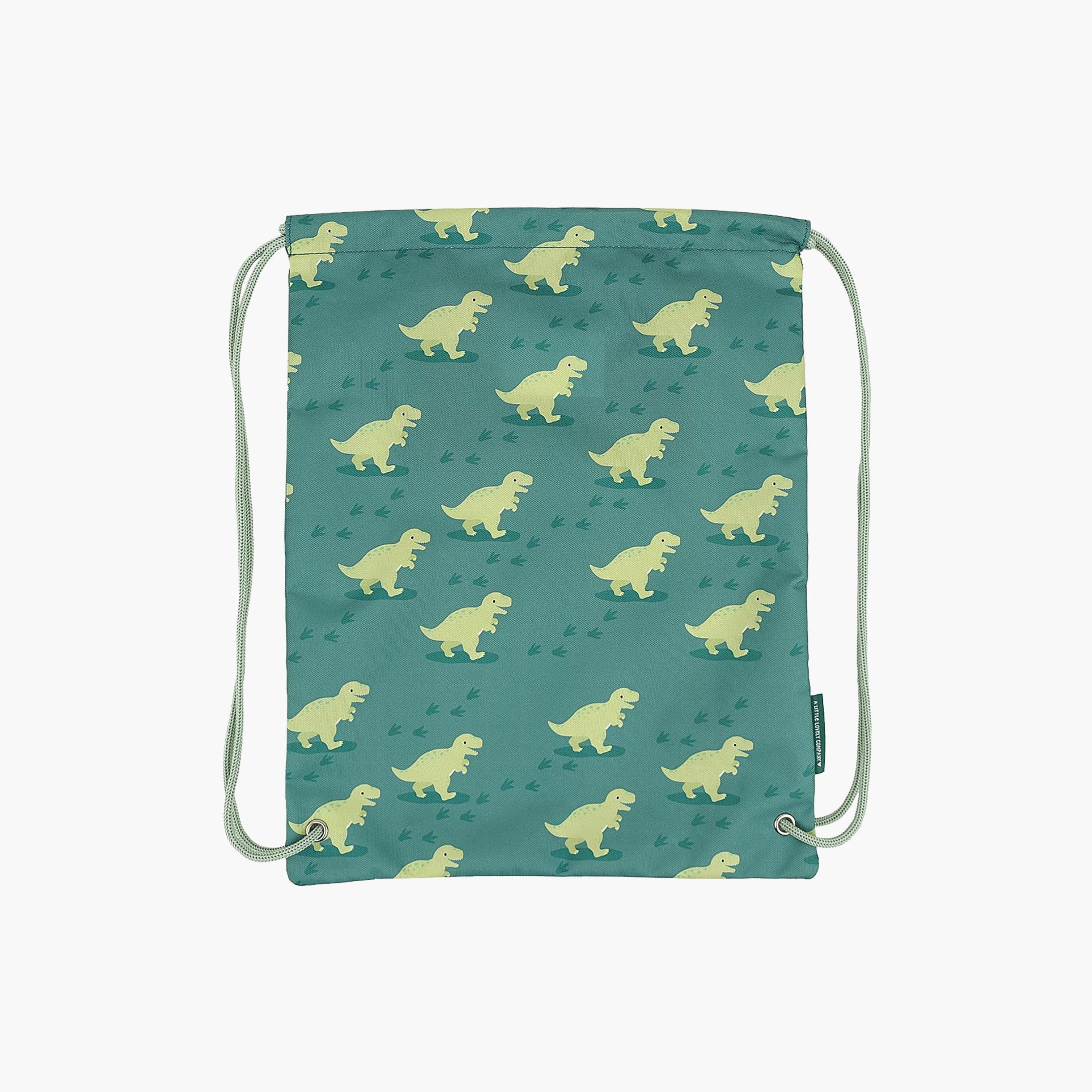 A Little Lovely Company Dinosaur Drawstring Bag for Boys 3-5 Yrs - 42 cm-boys-accessories-bagsandbackpacks-image-2