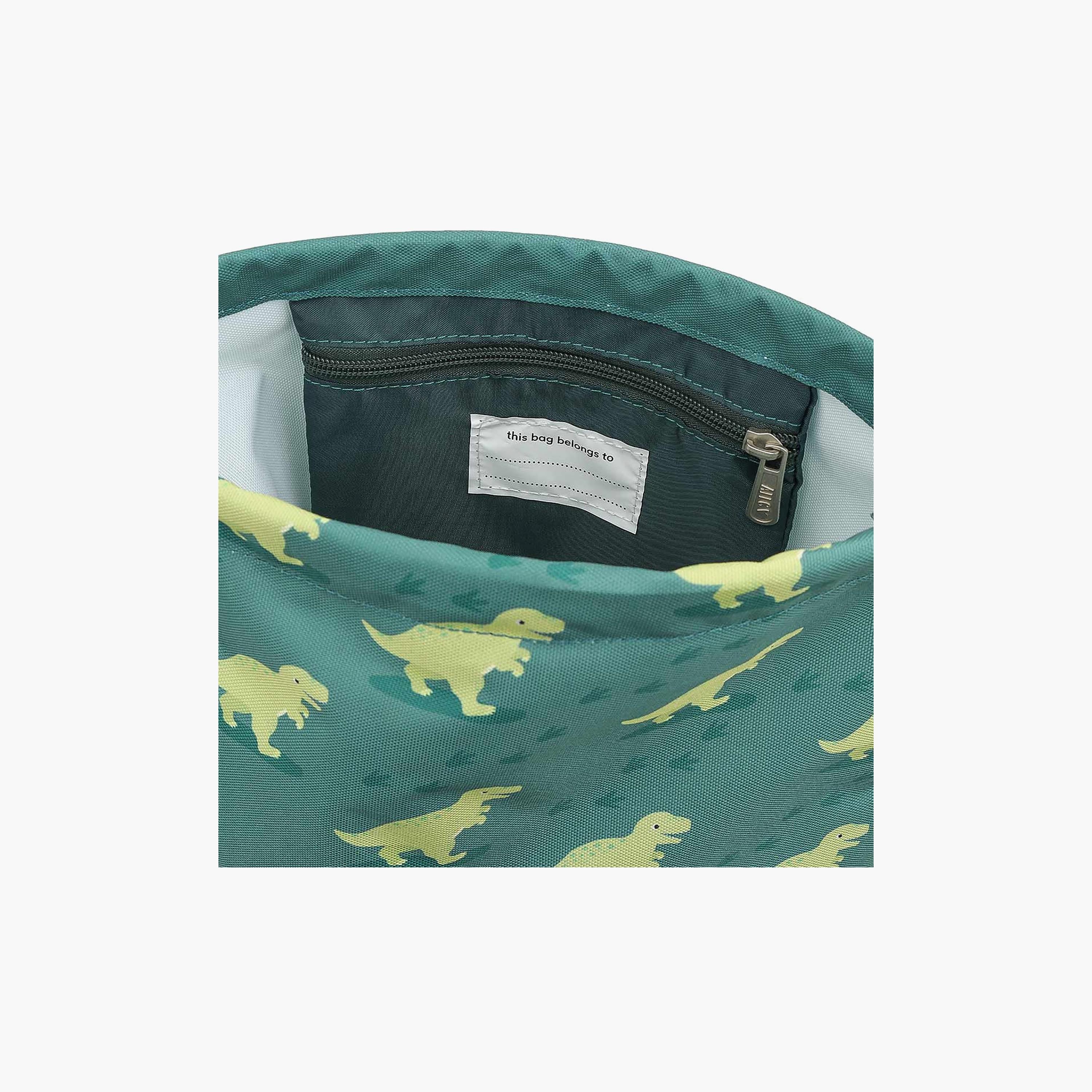 A Little Lovely Company Dinosaur Drawstring Bag for Boys 3-5 Yrs - 42 cm-boys-accessories-bagsandbackpacks-image-4