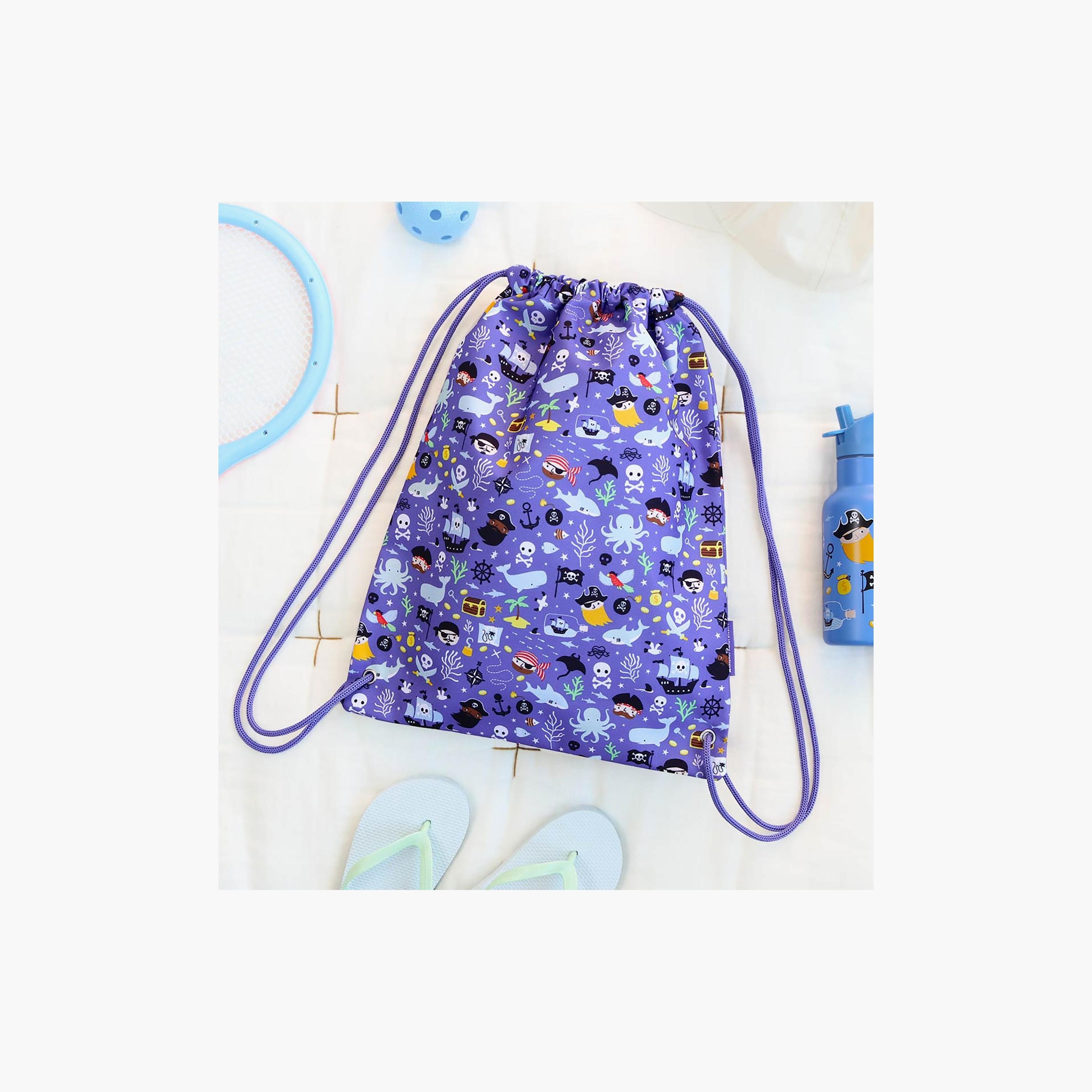A Little Lovely Company Pirates Drawstring Bag for Boys 3-5 Yrs - 42 cm-boys-accessories-bagsandbackpacks-image-4