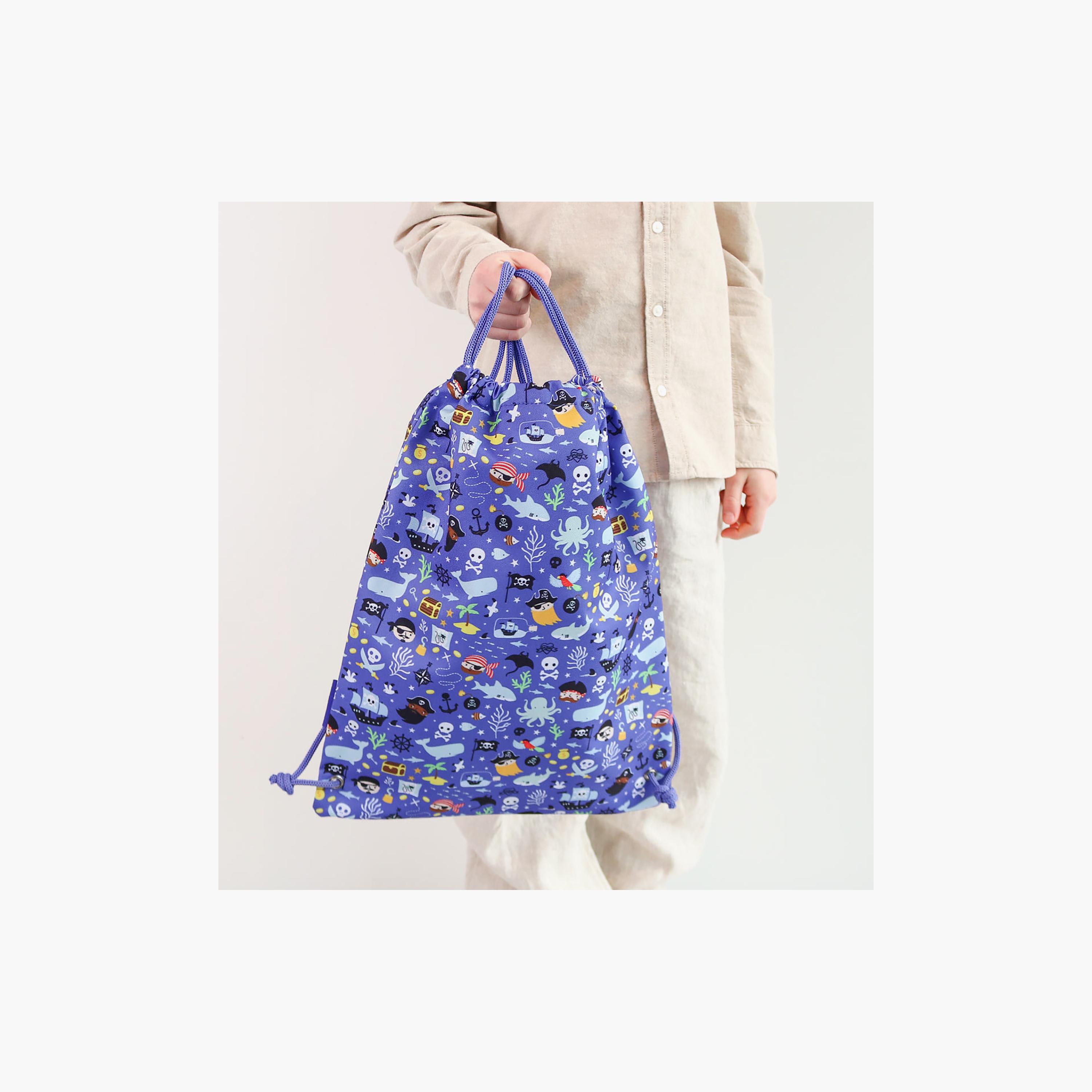 A Little Lovely Company Pirates Drawstring Bag for Boys 3-5 Yrs - 42 cm-boys-accessories-bagsandbackpacks-image-5