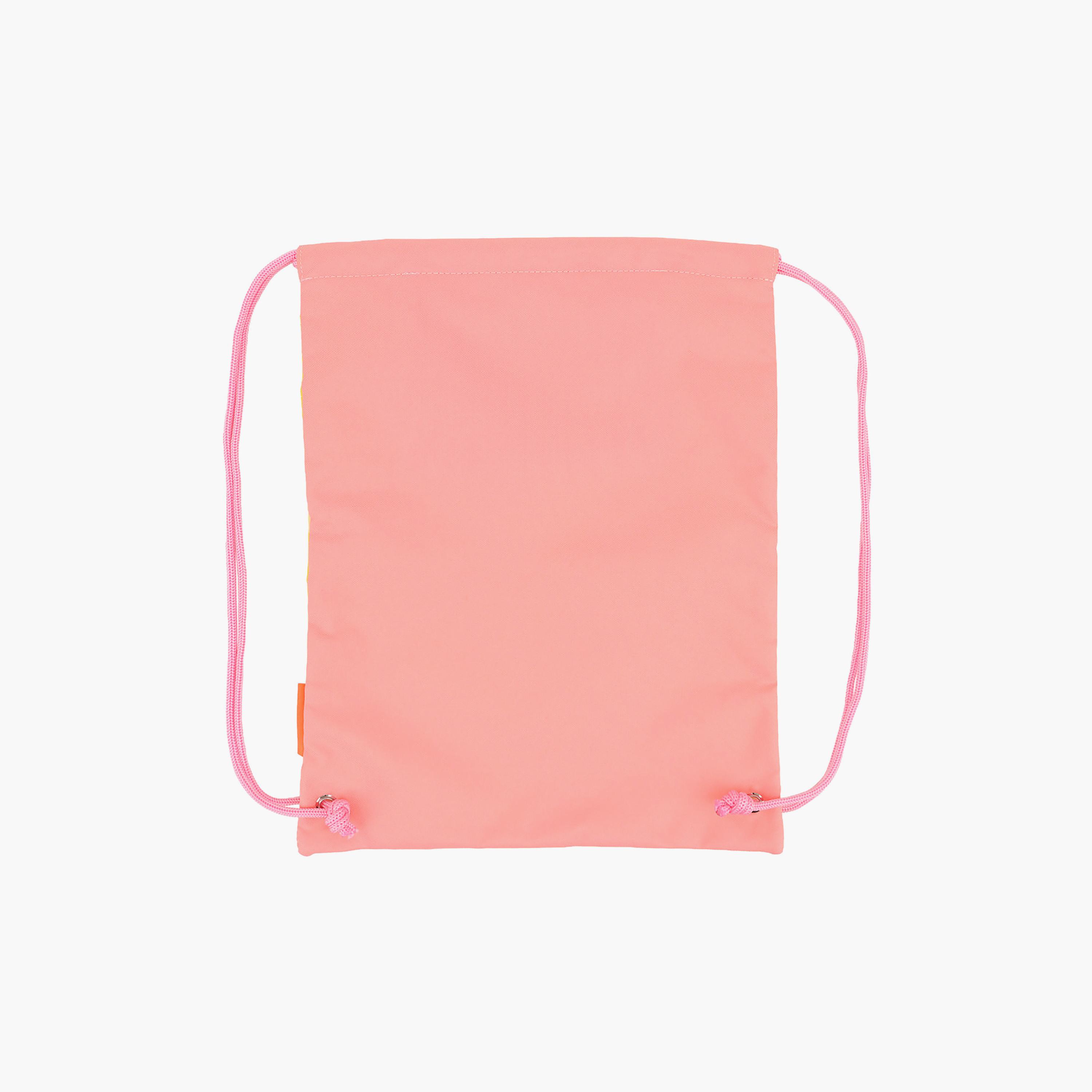 A Little Lovely Company Shooting Star Drawstring Bag for Girls 3-8 Yrs with Zipped Pocket - 42 cm-girls-accessories-bags-image-3