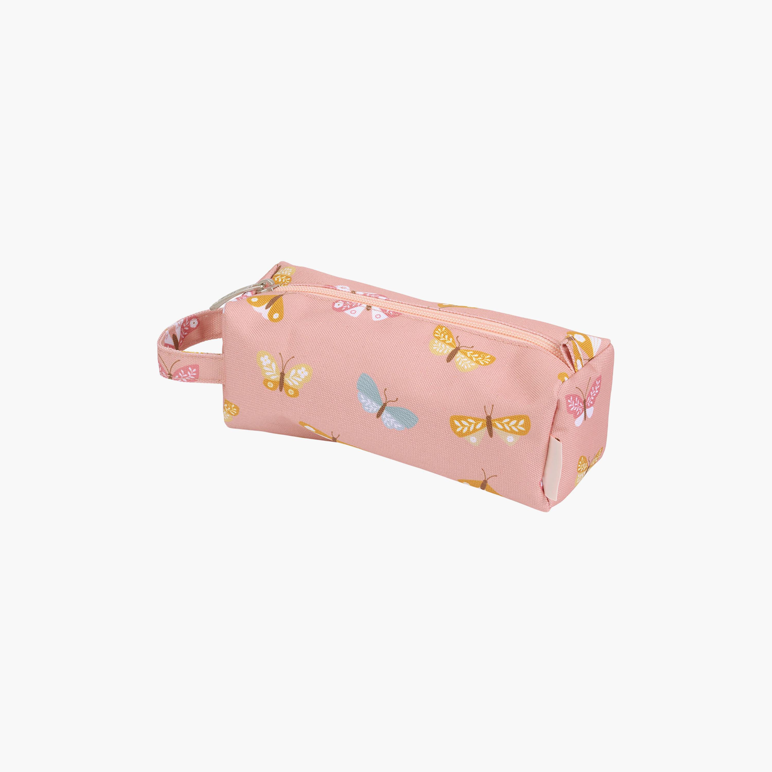 A Little Lovely Company Butterflies Pencil Case with Carry Strap - Polyester-school-stationery-pencilcases-image-3