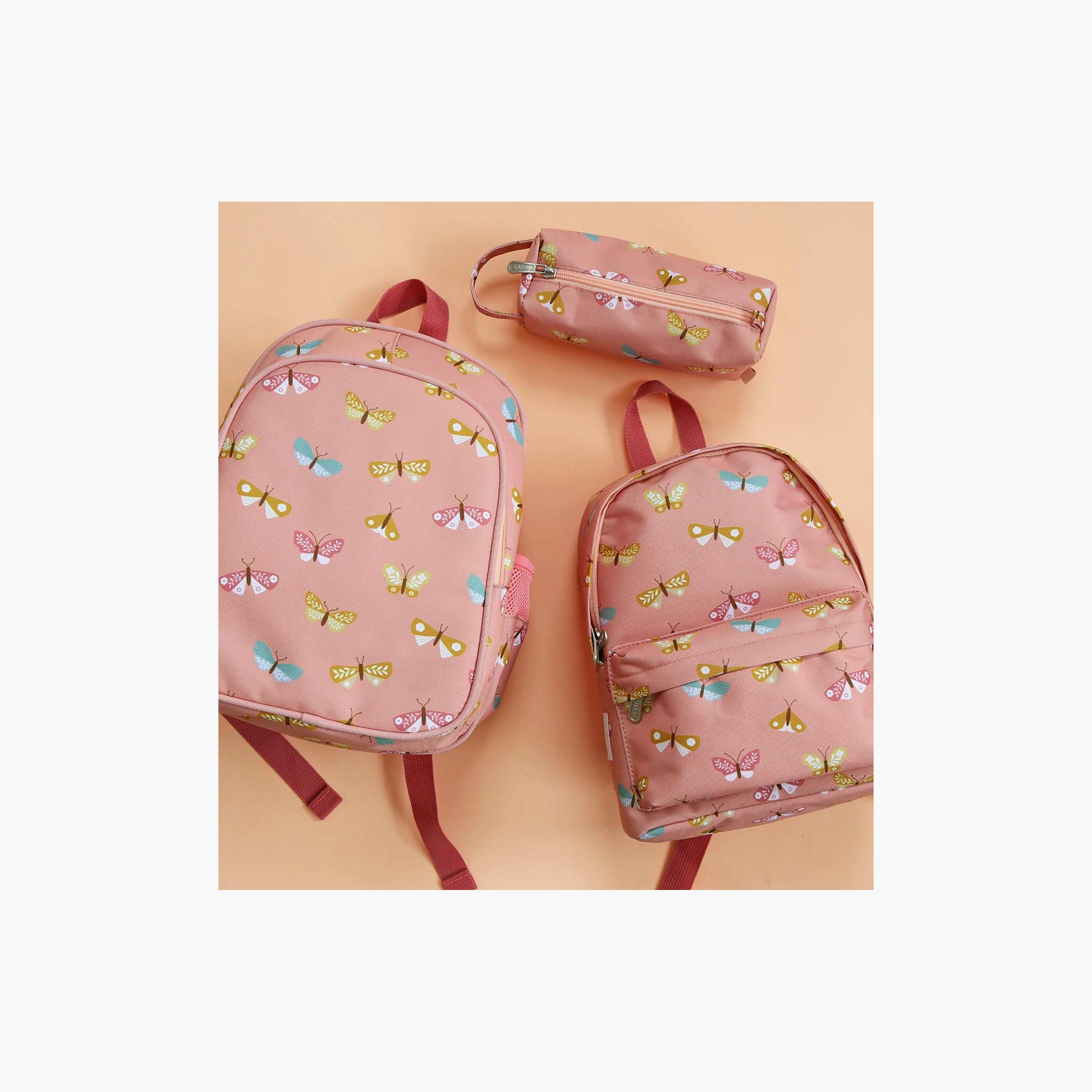 A Little Lovely Company Butterflies Pencil Case with Carry Strap - Polyester-school-stationery-pencilcases-image-6