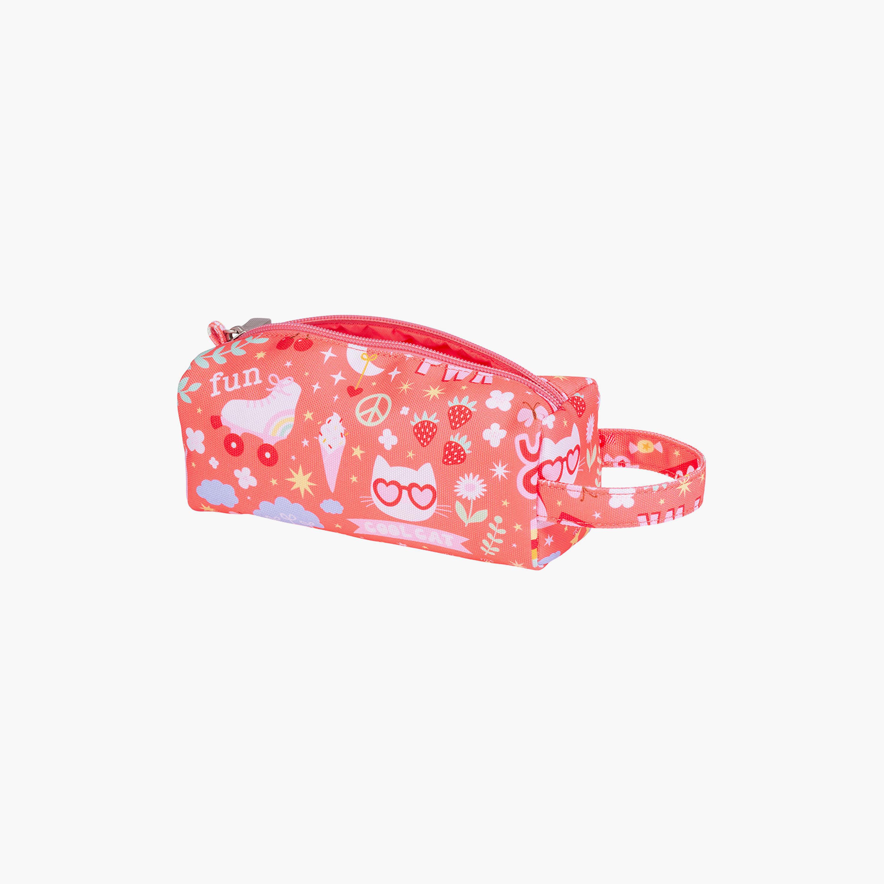 A Little Lovely Company Fun Pencil Case with Carry Strap - Polyester-school-stationery-pencilcases-image-2